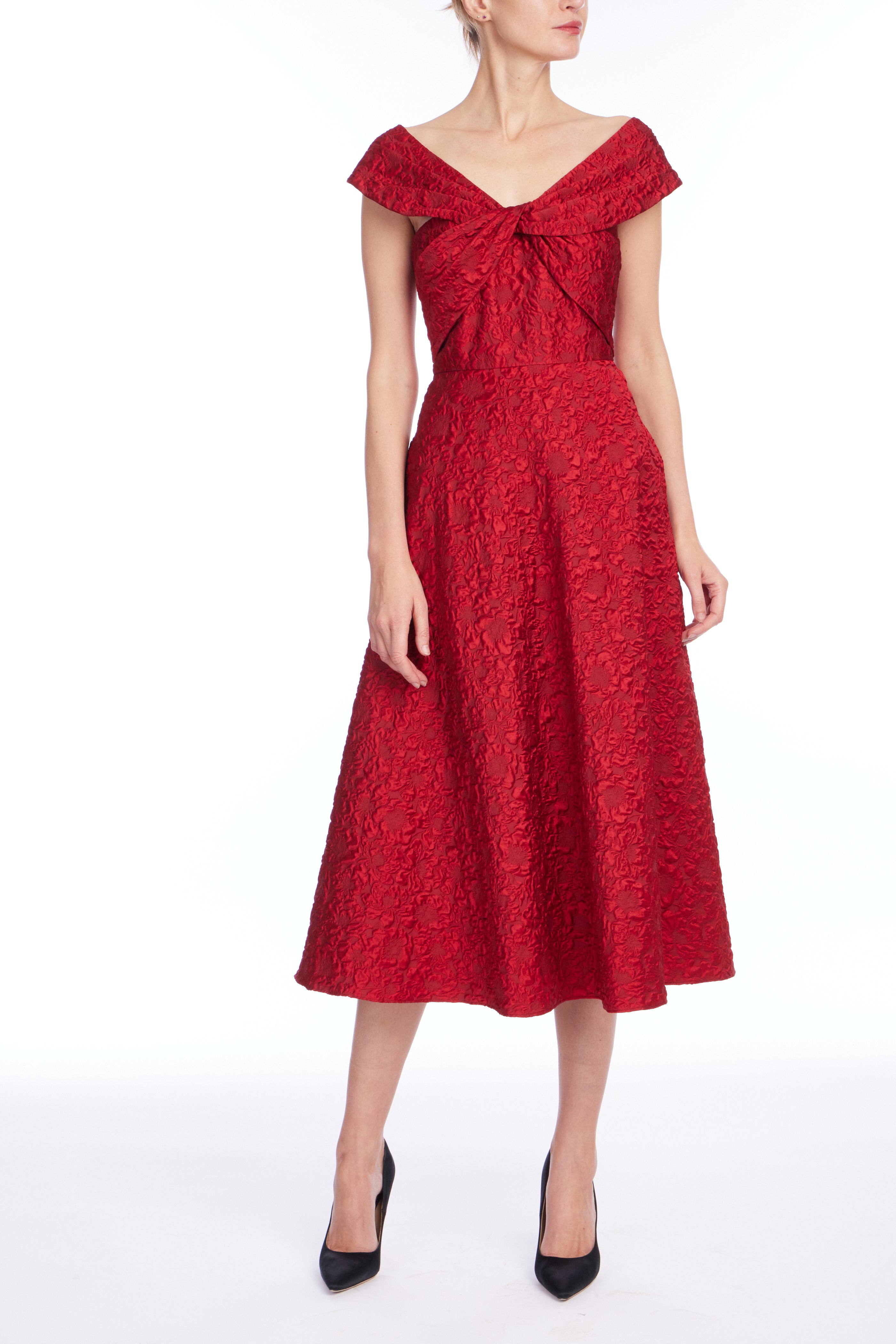 badgley-mischka-sc4650-cocktailkleid-jacquard-navy image 4
