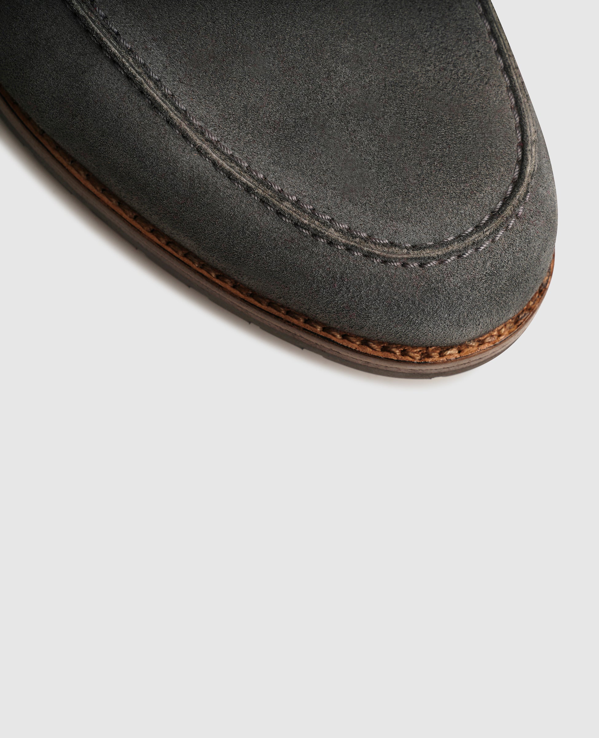 heinrich-dinkelacker-wien-plain-v-loafer-grau-velours image 8
