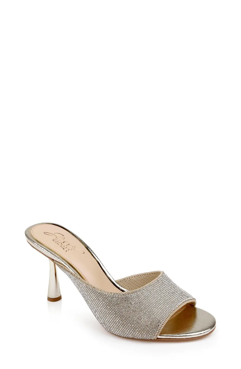 badgley-mischka-haya-mules-metallic-light-gold-kristall-75mm image 1