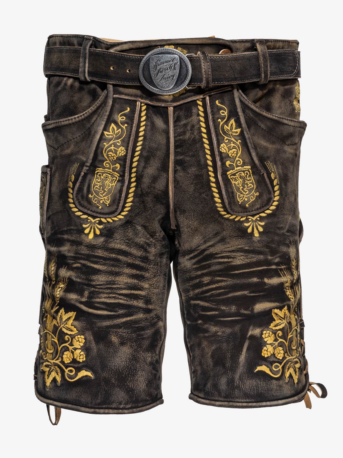 himmel-arsch-zwirn-braumeister-wildbock-lederhose-logoschnalle image 1