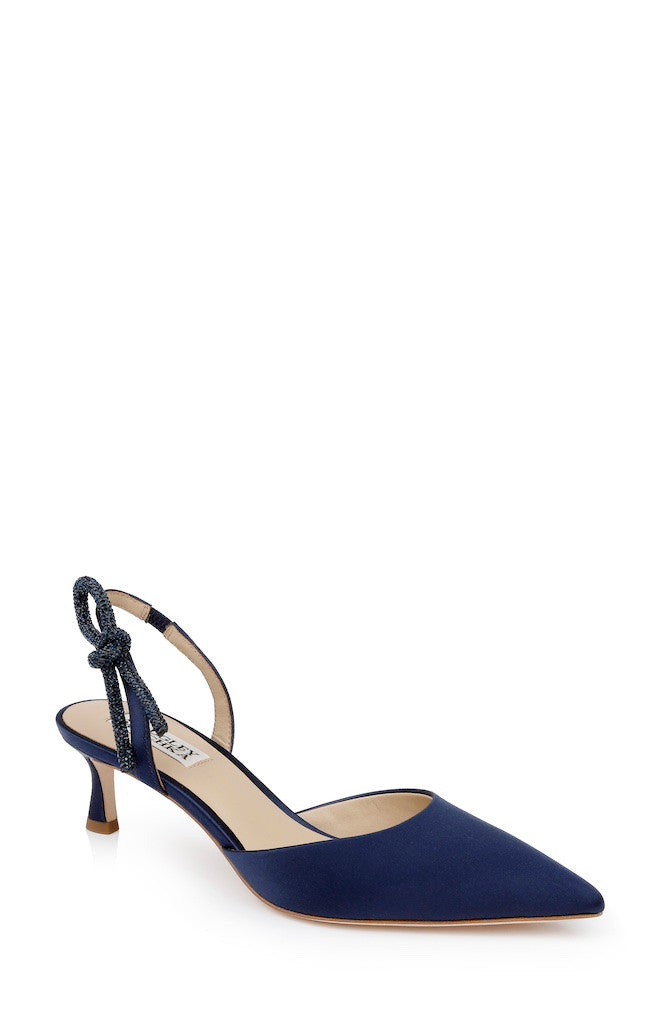 badgley-mischka-gentry-slingback-pumps-schwarz-kittenabsatz image 8