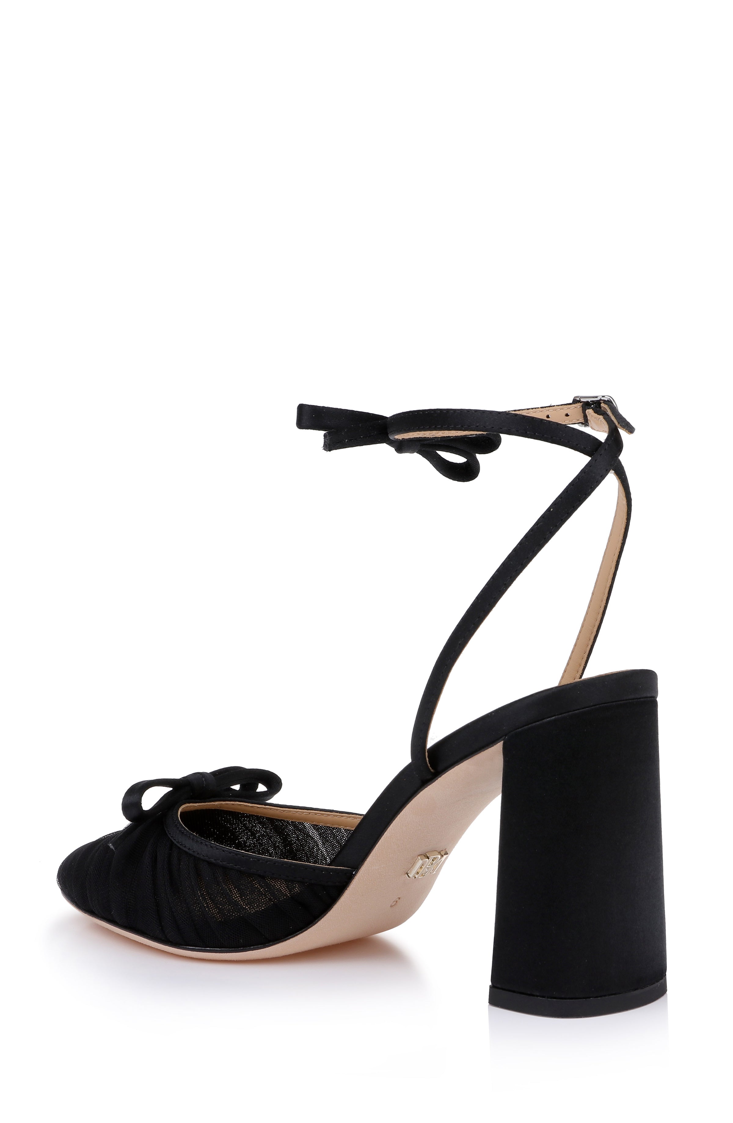 badgley-mischka-rebeca-mp8330-pumps-schwarz-satin-mesh image 2