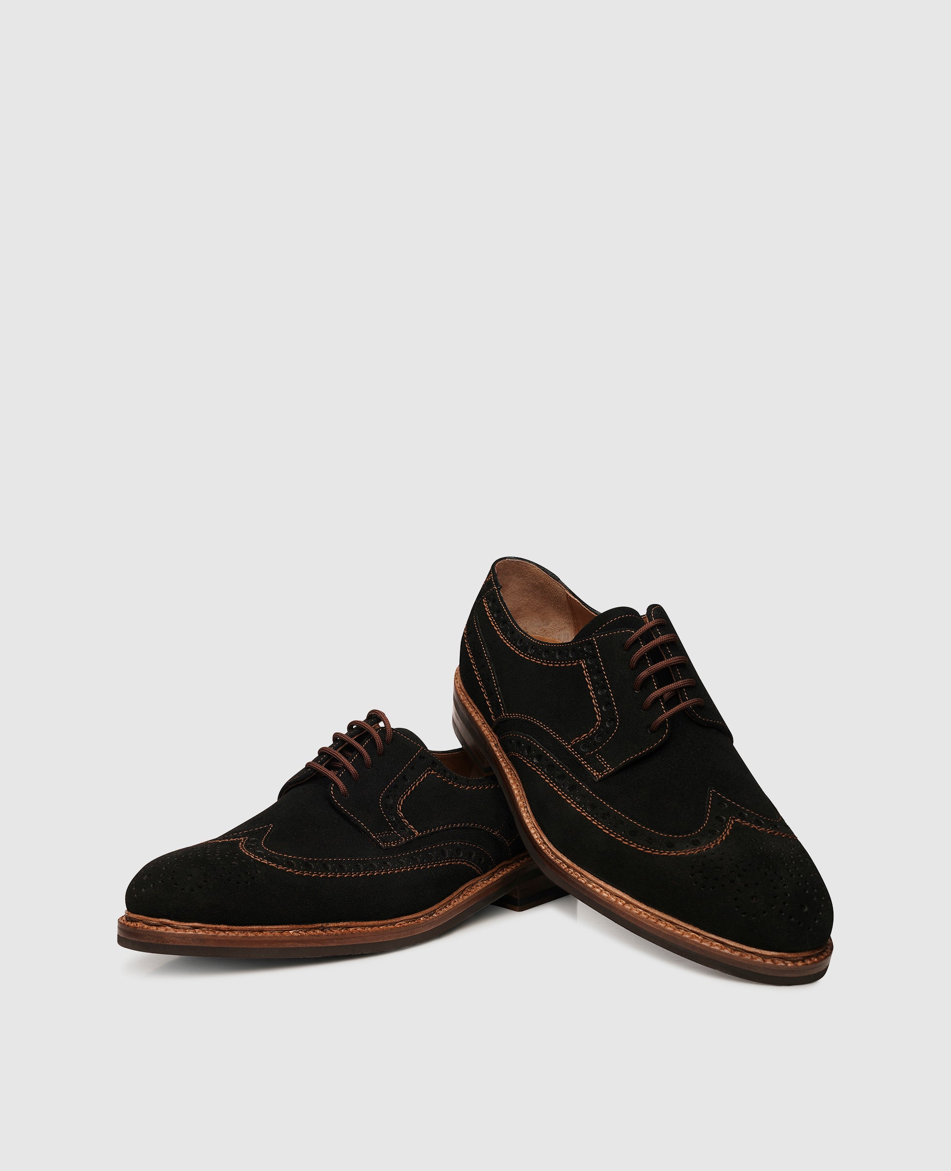 heinrich-dinkelacker-luzern-full-brogue-v-herrenschuhe-schwarz-velours image 4