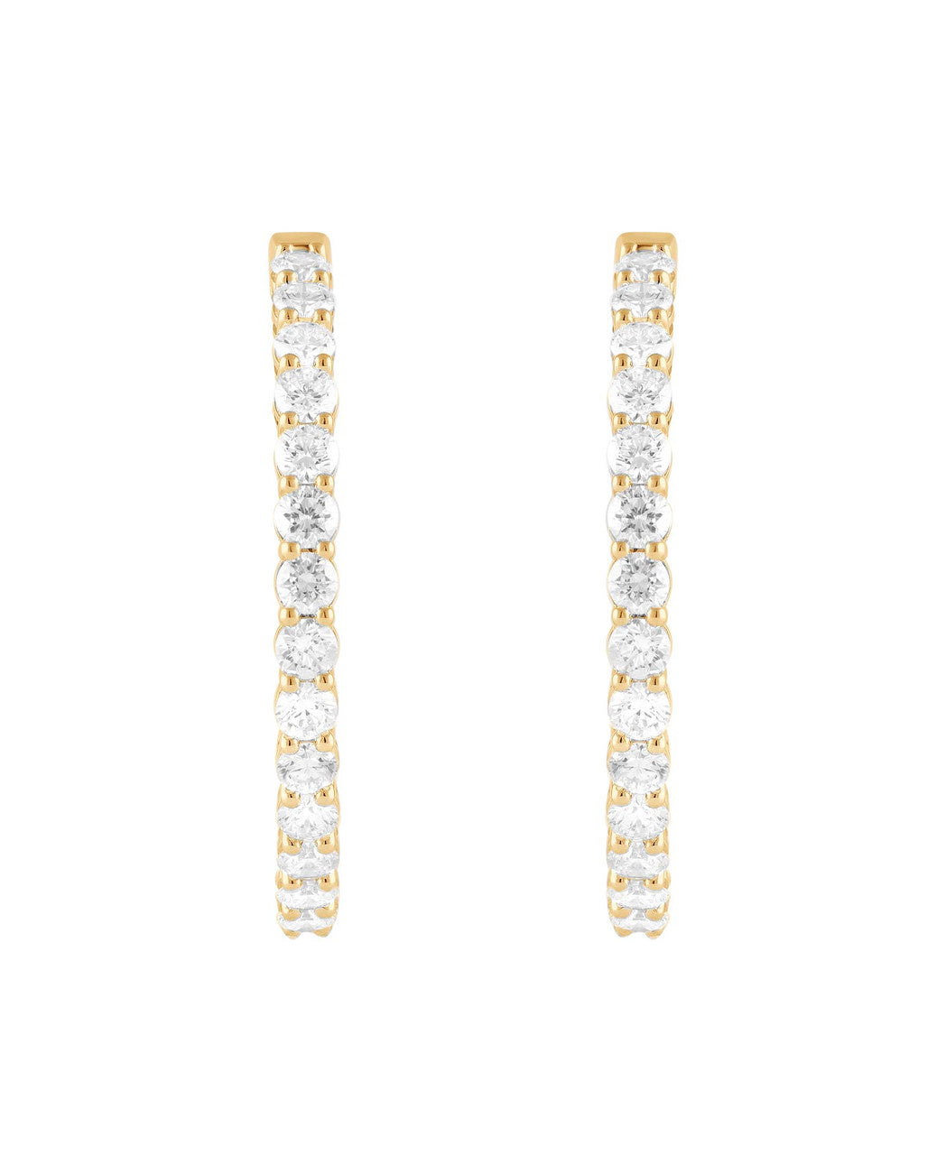 badgley-mischka-in-out-diamant-creolen-14k-wei-gold-34-mm image 7