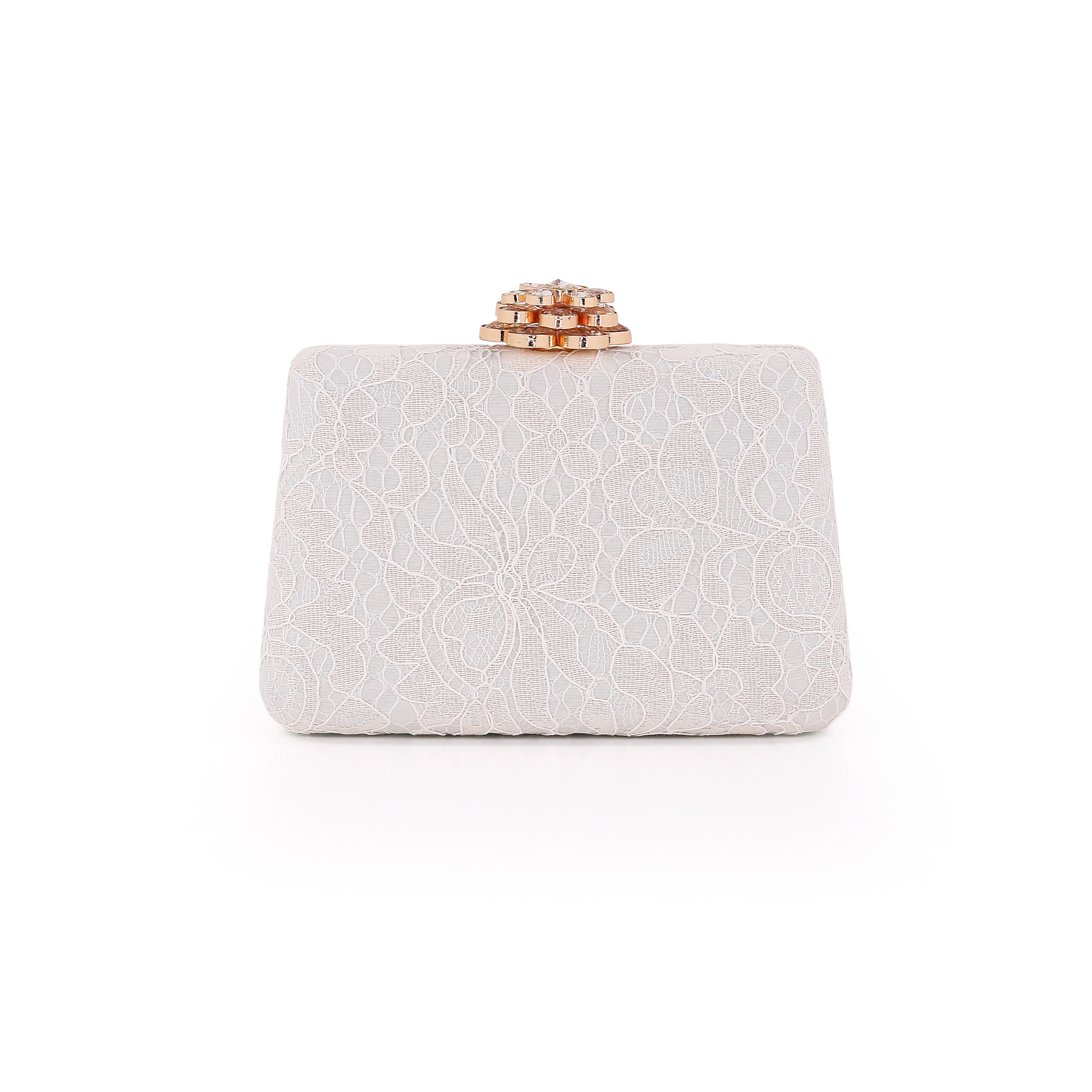 badgley-mischka-coco-clutch-wei-spitze-mit-kette image 2