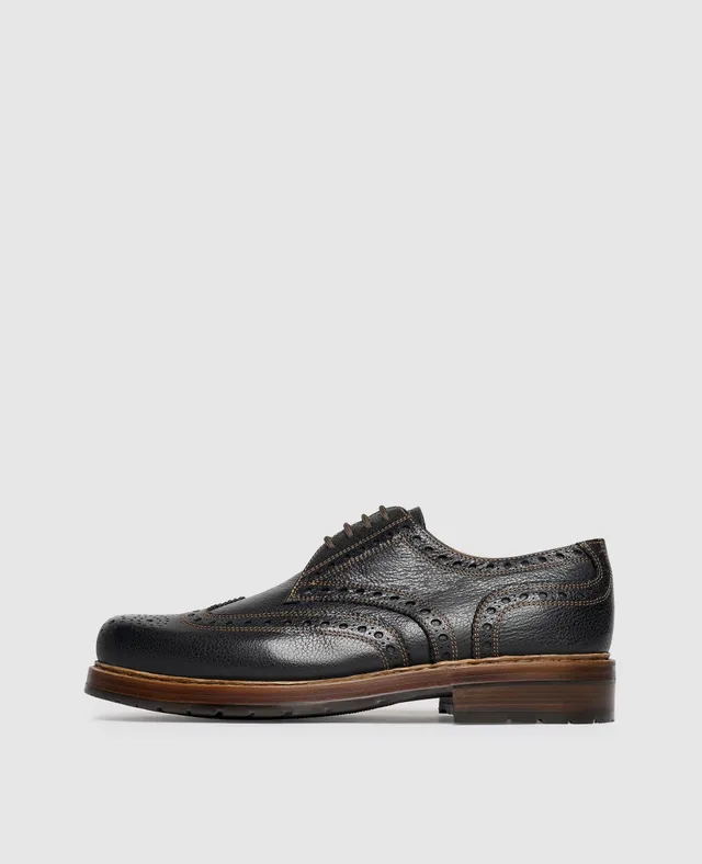 heinrich-dinkelacker-rio-full-brogue-w-herrenschuh-schwarz-wasserb-ffel image 1