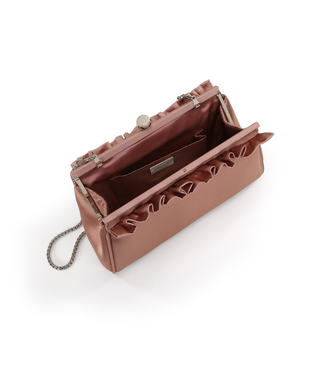badgley-mischka-olivia-satin-clutch-schwarz-r-schen-abendtasche image 4