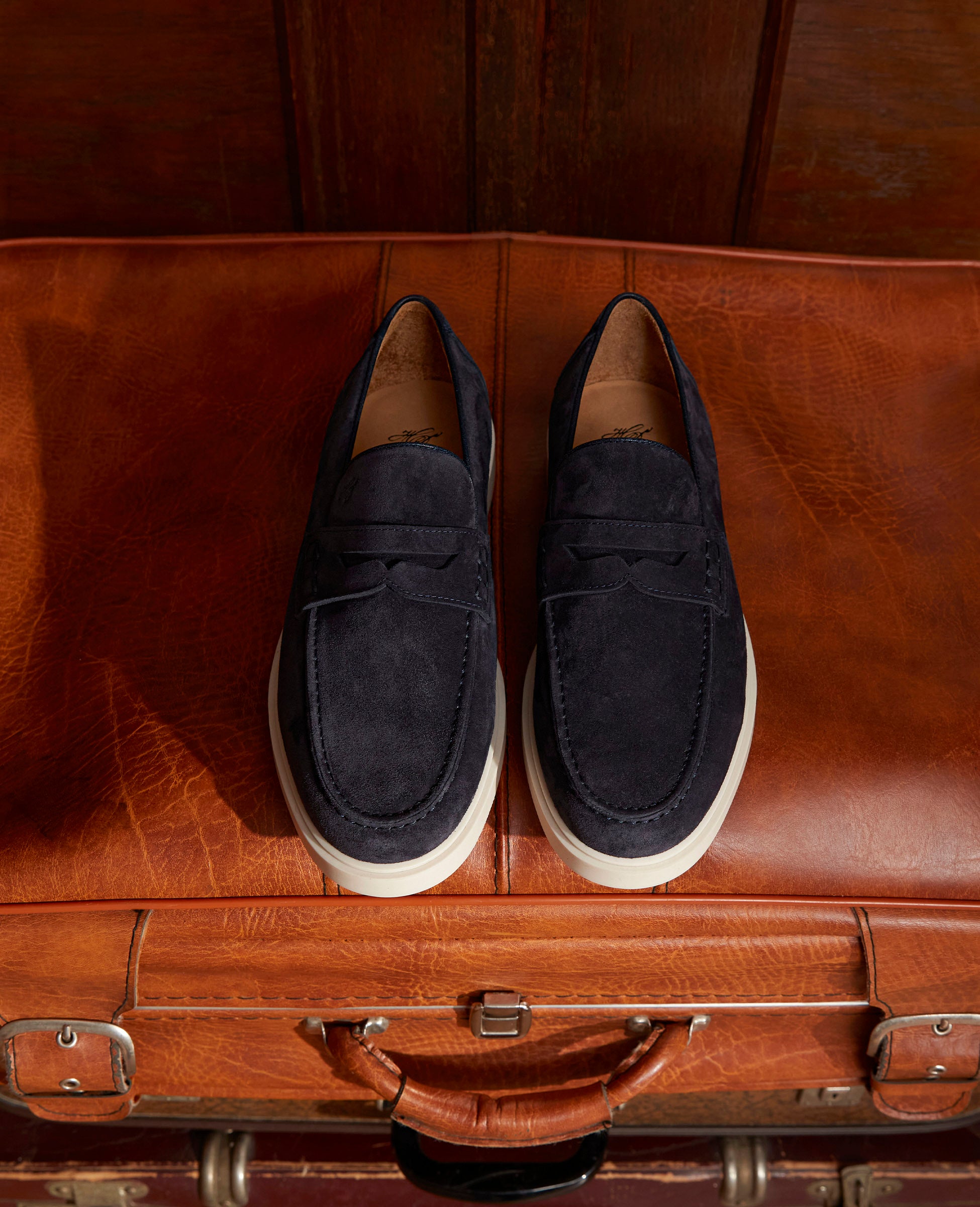 heinrich-dinkelacker-genua-penny-v-loafer-blau-velours image 2