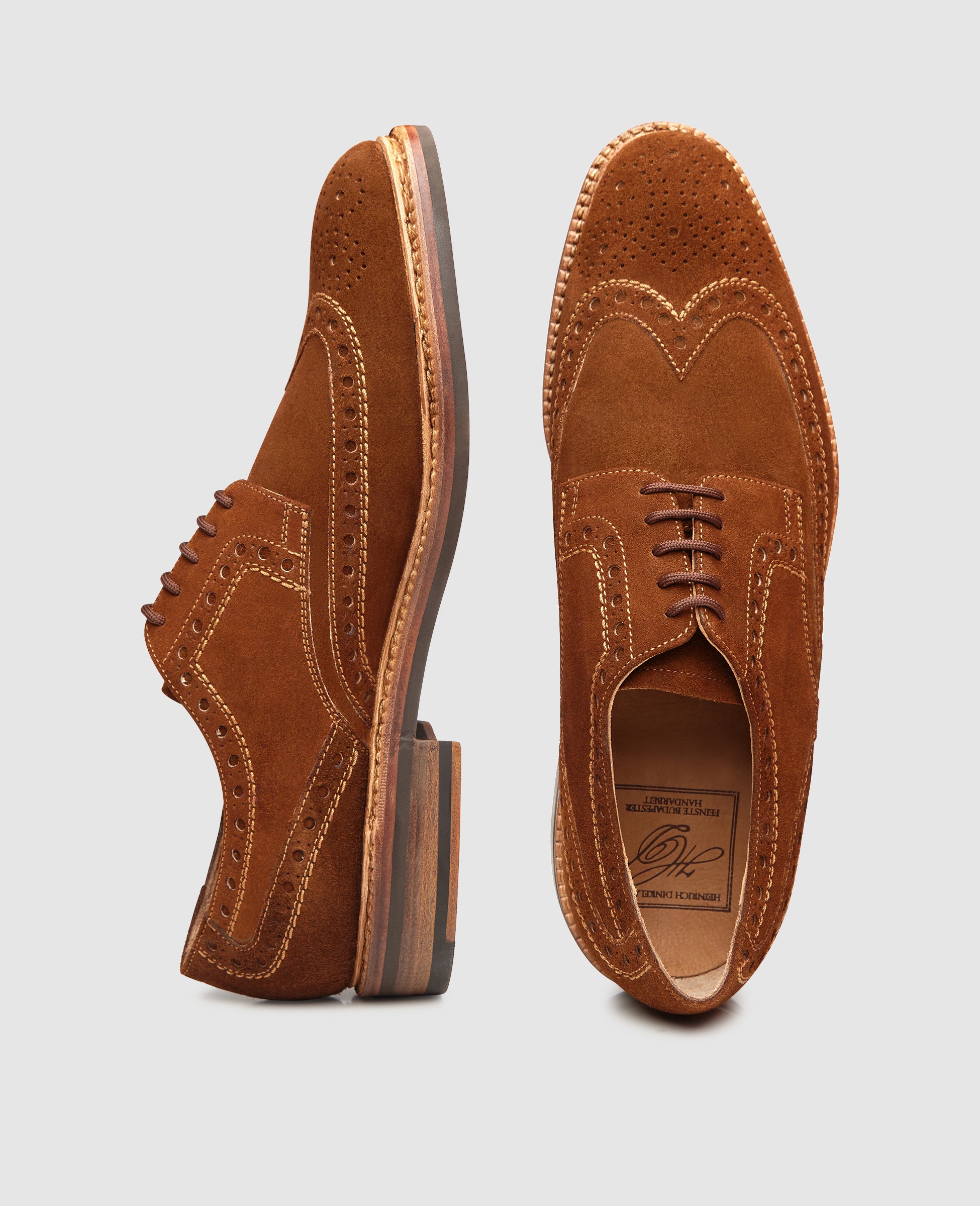 heinrich-dinkelacker-luzern-full-brogue-v-herrenschuh-hellbraun-velours image 5