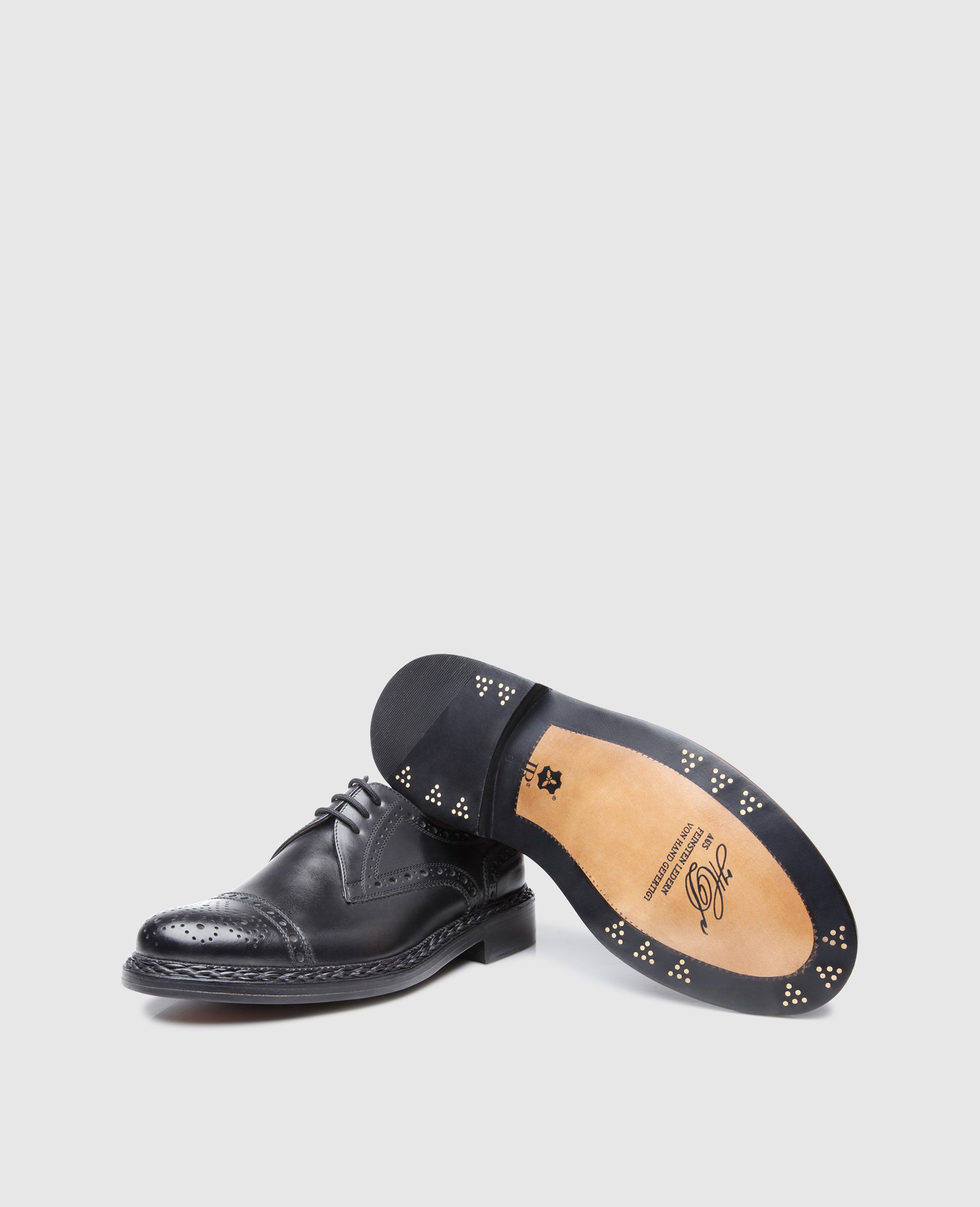 heinrich-dinkelacker-buda-half-brogue-bc-derby-schwarz-kalbsleder image 6