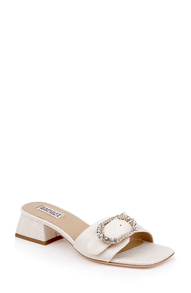 badgley-mischka-odalys-slide-sandale-chalk-blockabsatz-40mm image 1