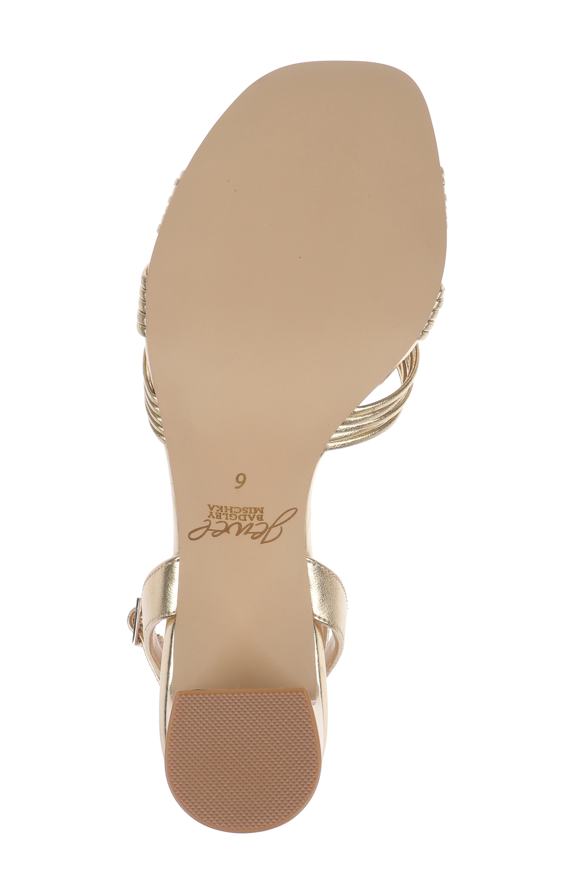 badgley-mischka-zaylee-sandale-gold-leder-blockabsatz-75mm image 6