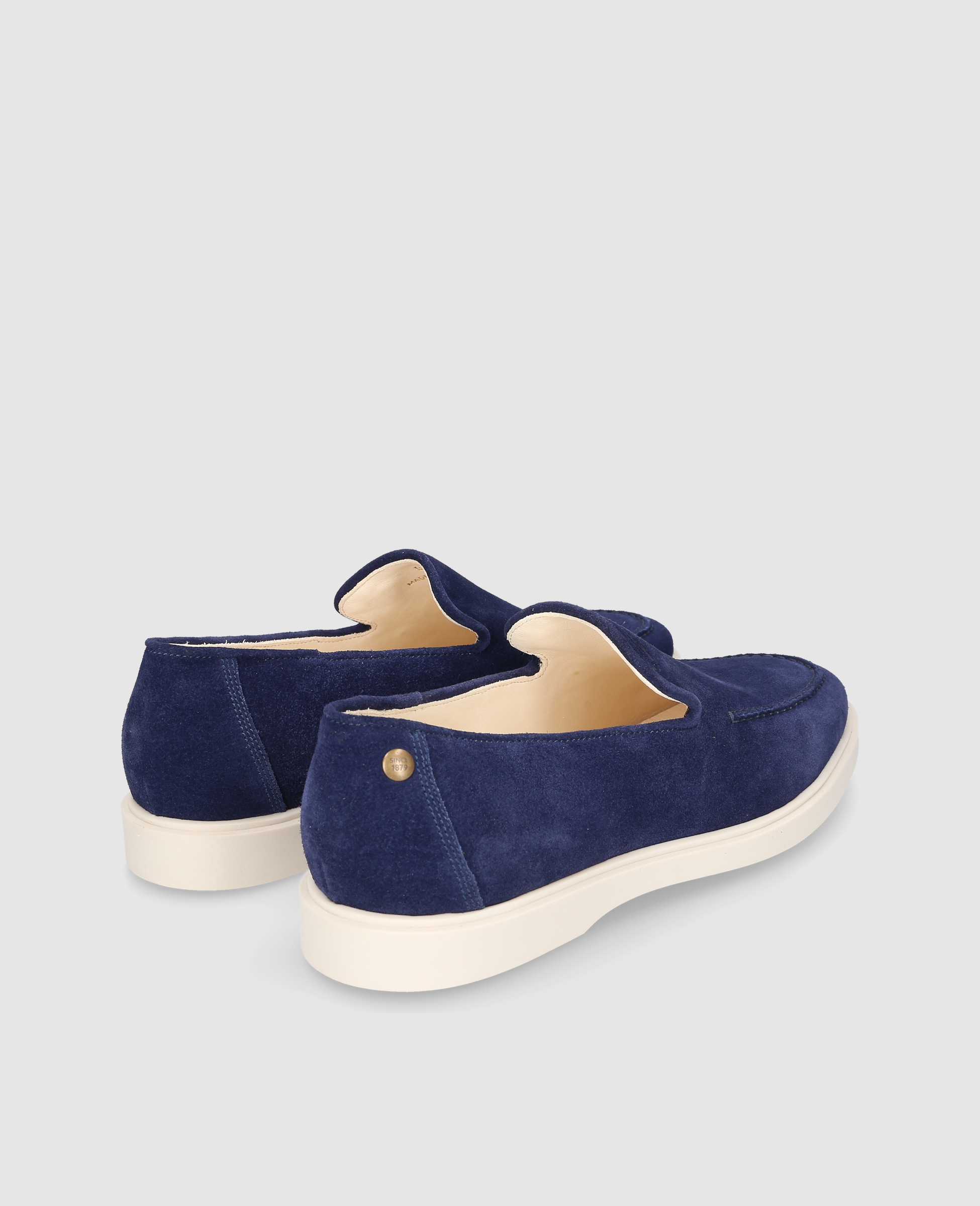 heinrich-dinkelacker-genua-plain-v-loafer-blau-velours image 4