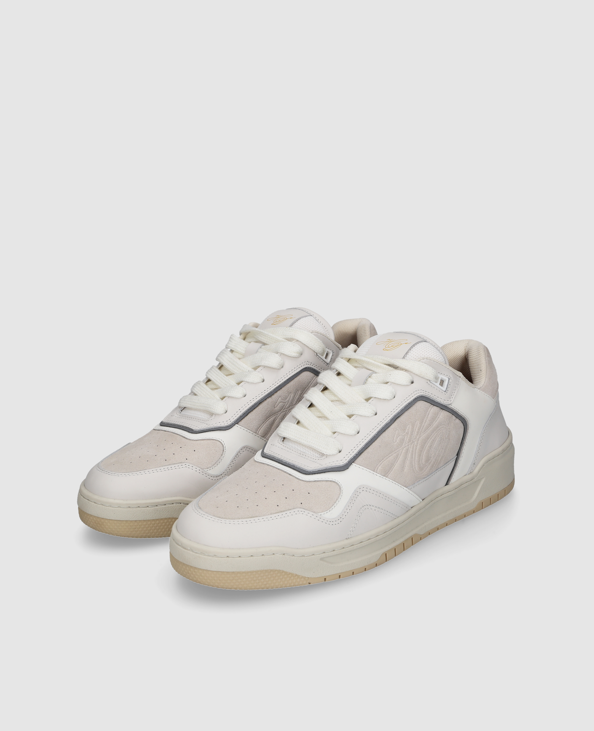 heinrich-dinkelacker-los-angeles-sneaker-wei-kalbsvelours image 3