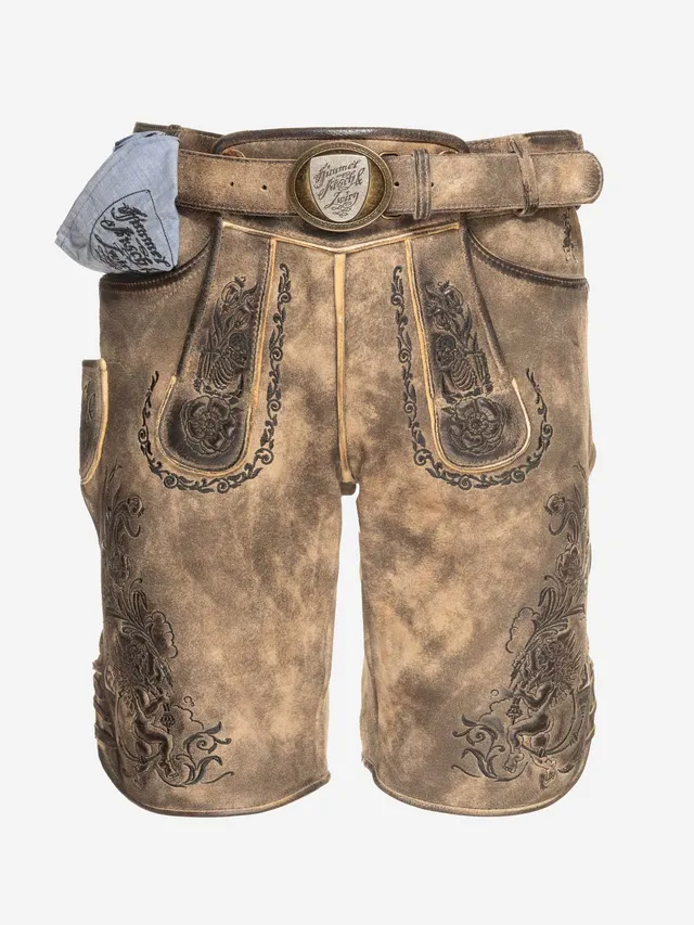 himmel-arsch-zwirn-hopium-lederhose-wildbock-mit-g-rtel image 1