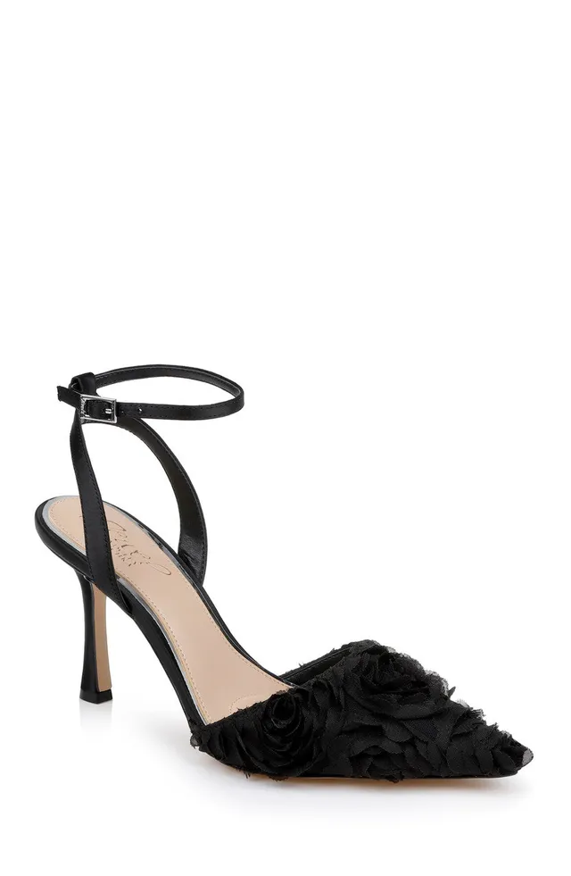 badgley-mischka-shannon-pumps-schwarz-kn-chelriemen-bl-ten image 1