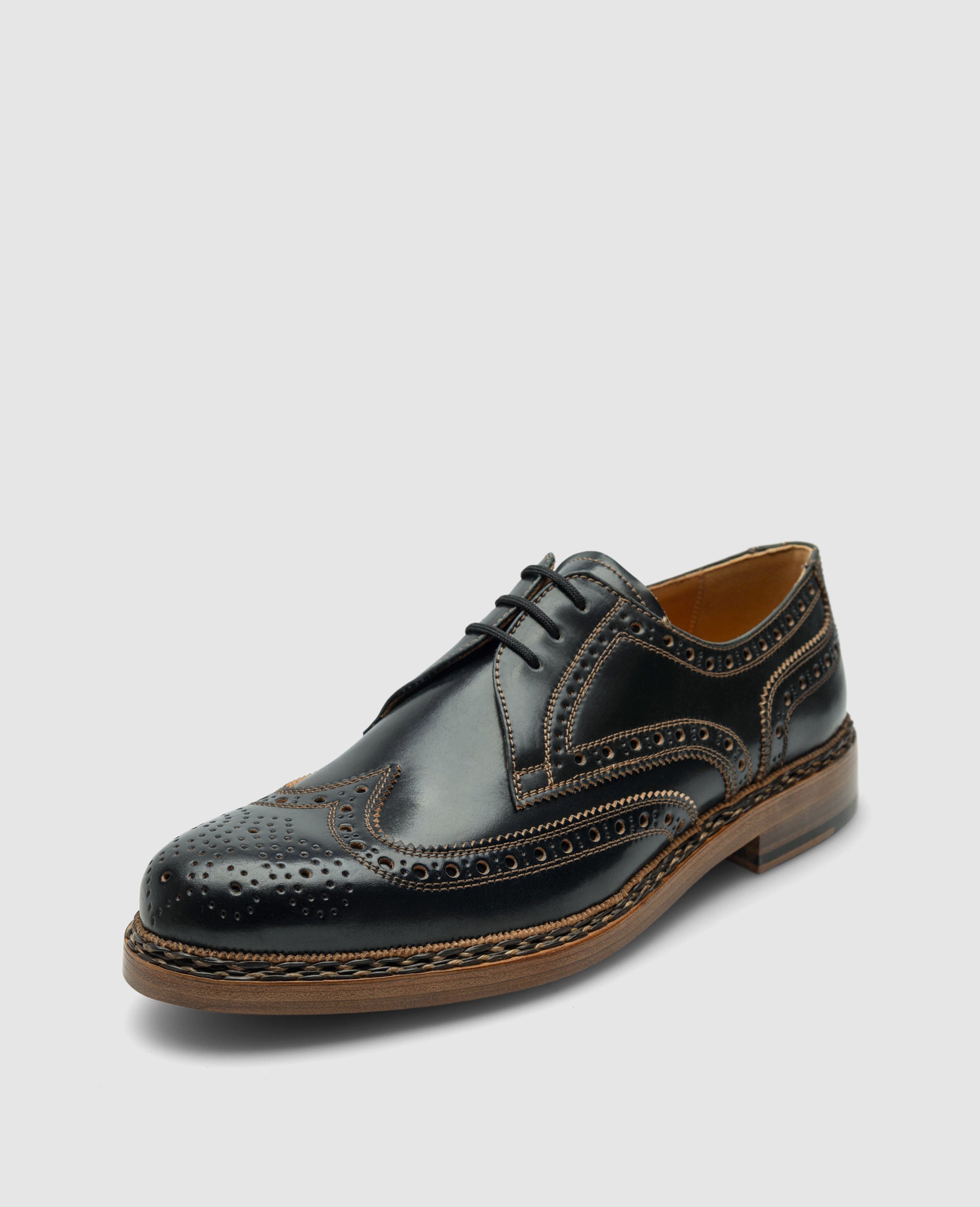 heinrich-dinkelacker-buda-full-brogue-c-derby-schwarz-cordovan image 7