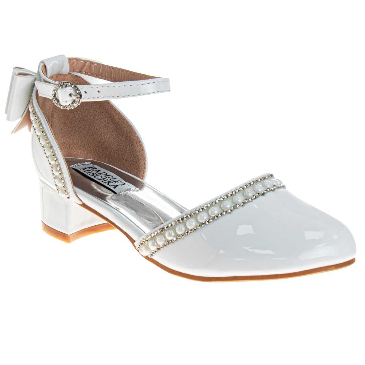 badgley-mischka-bow-d-orsay-festschuhe-m-dchen-schwarz-schleife image 1
