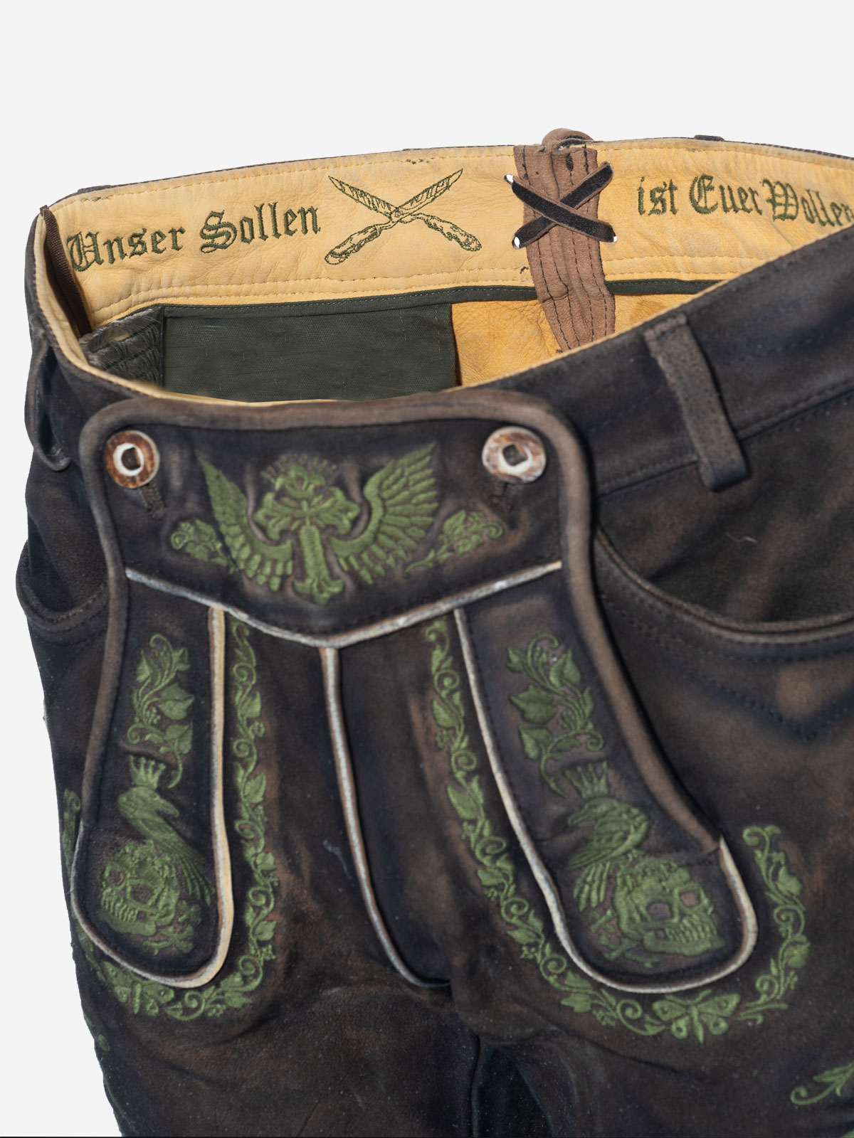 himmel-arsch-zwirn-boandl-zwanziger-lederhose-wildbock-mit-g-rtel-2 image 4