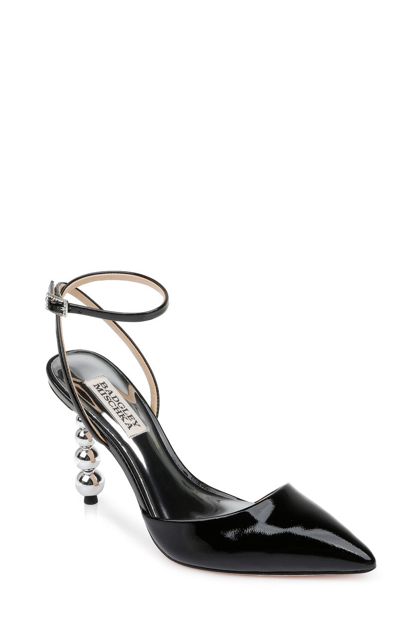 badgley-mischka-indie-ii-metallic-stiletto-pumps-schwarz image 1