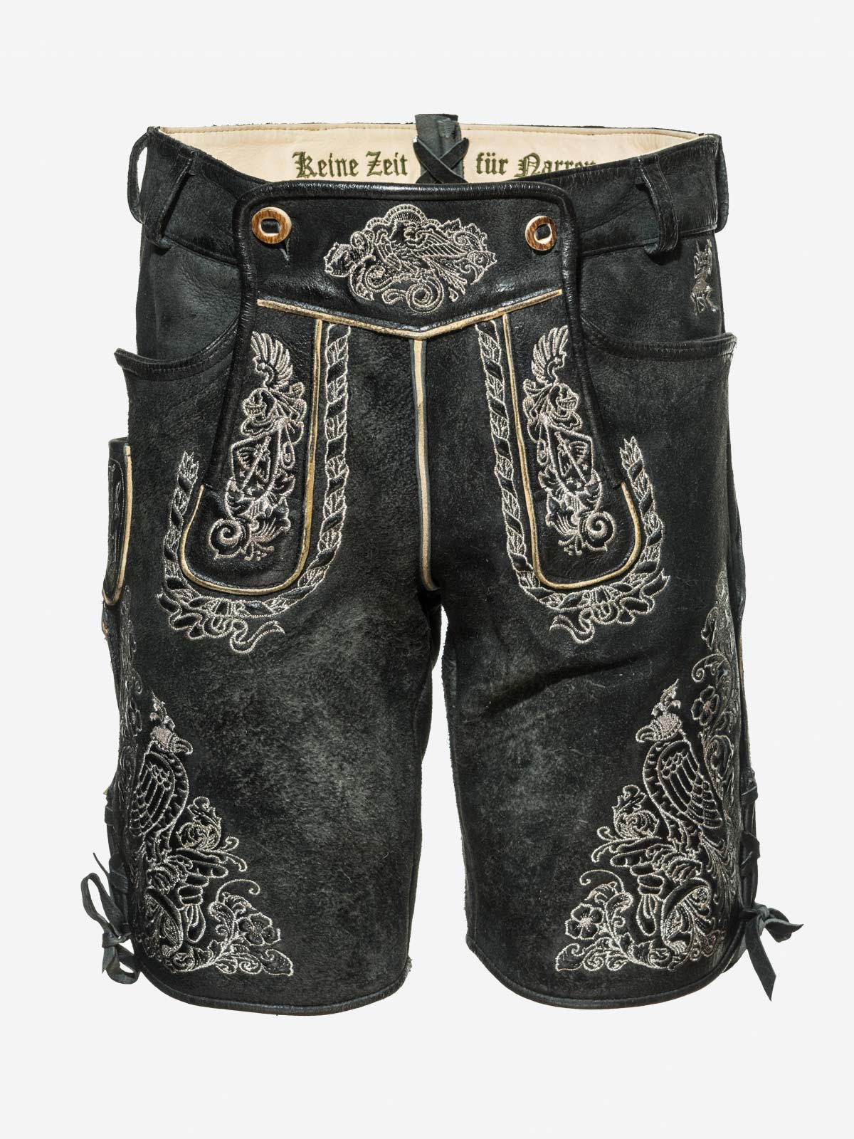 himmel-arsch-zwirn-falkner-lederhose-wildbock-mit-g-rtel image 2