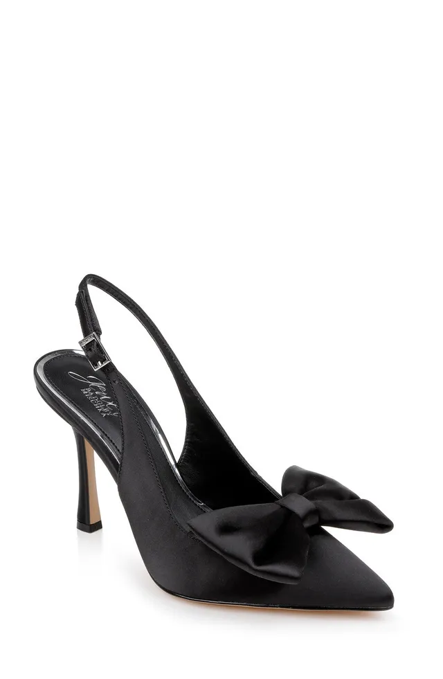 badgley-mischka-kourtnay-slingback-pumps-gold-schleife image 1