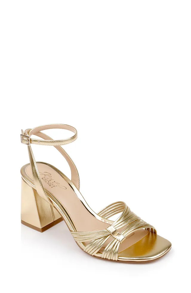 badgley-mischka-michelle-metallic-strappy-block-heels-silber image 1