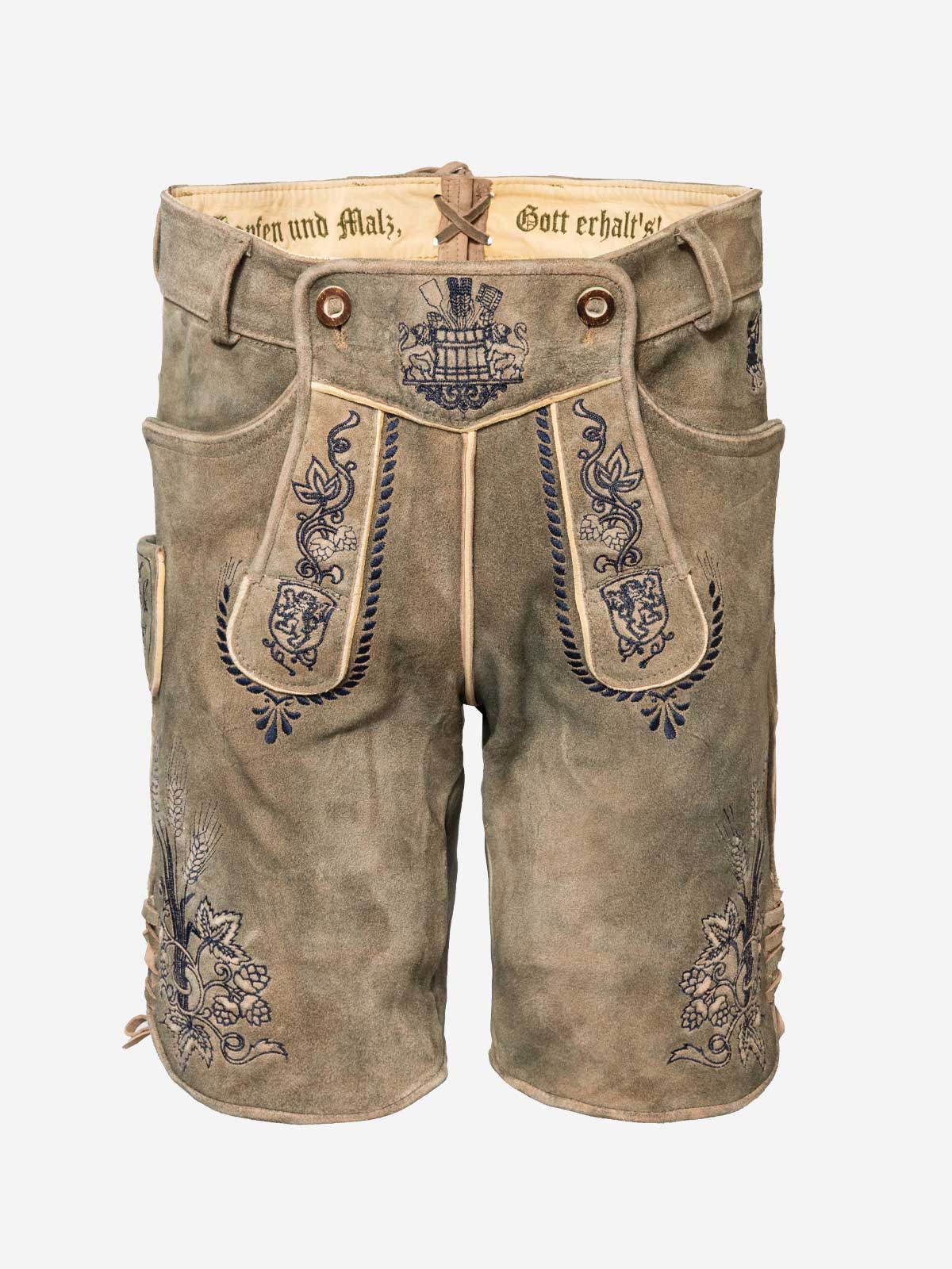 himmel-arsch-zwirn-braumeister-lederhose-herren-wildbock-mit-g-rtel image 2