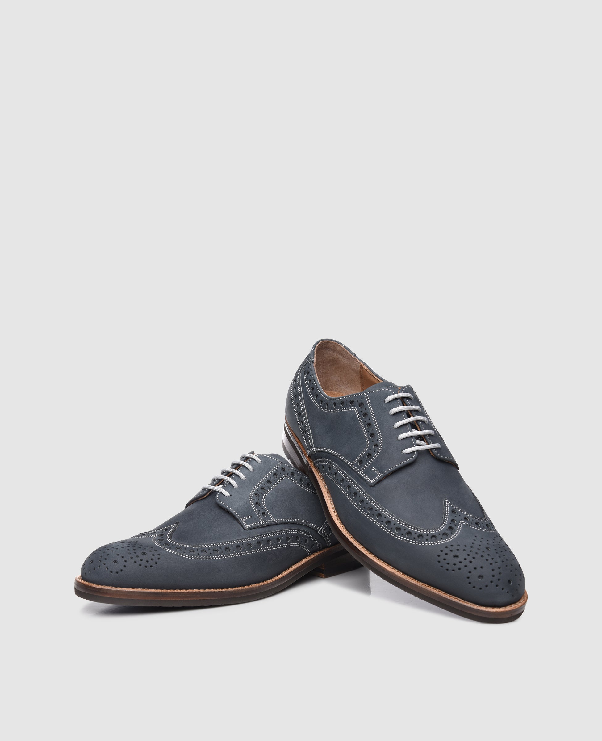 heinrich-dinkelacker-luzern-full-brogue-j-derby-jeans-blau image 5