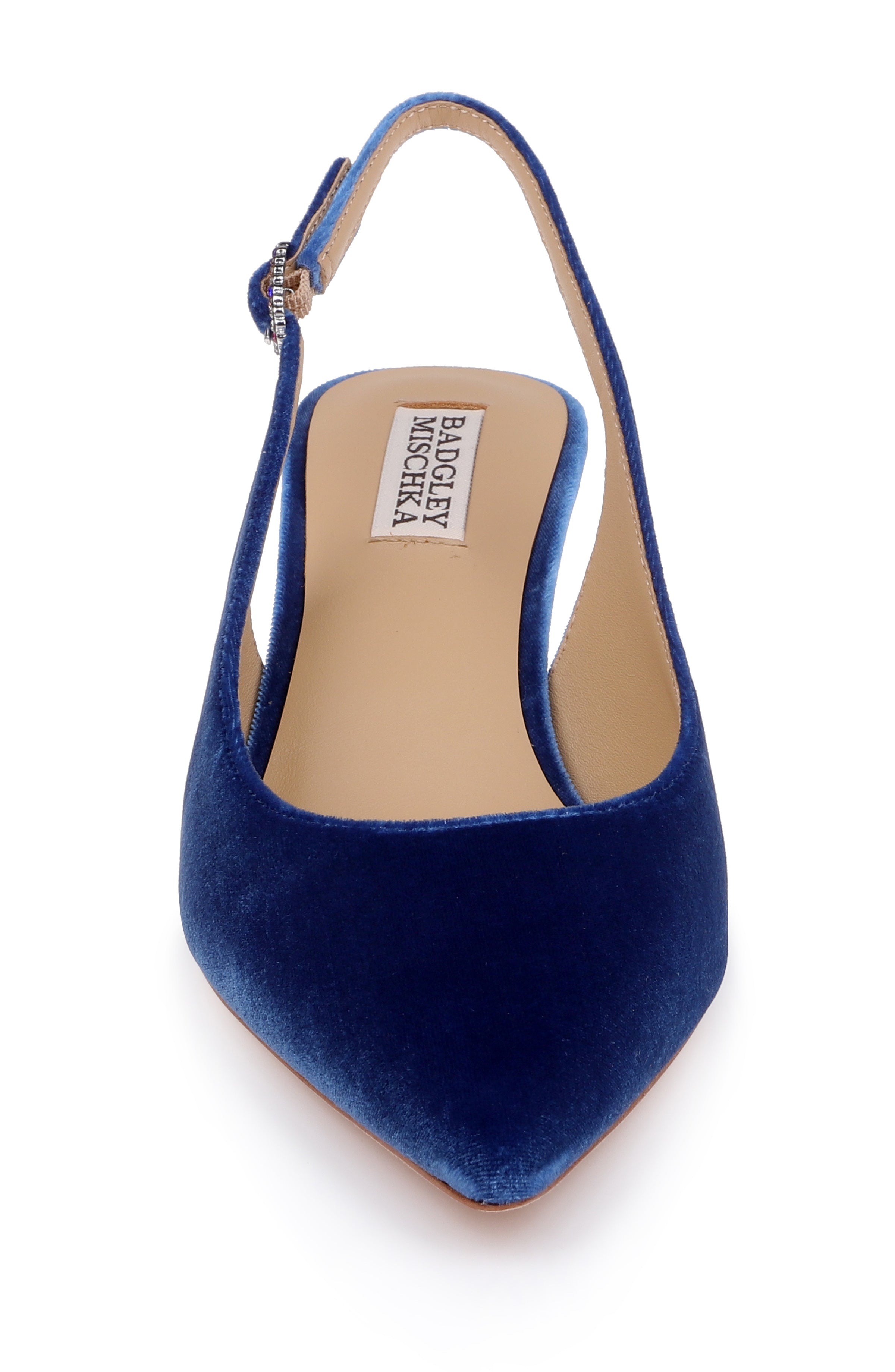 badgley-mischka-ruthie-slingpumps-navy-velvet-kittenabsatz-38 image 4