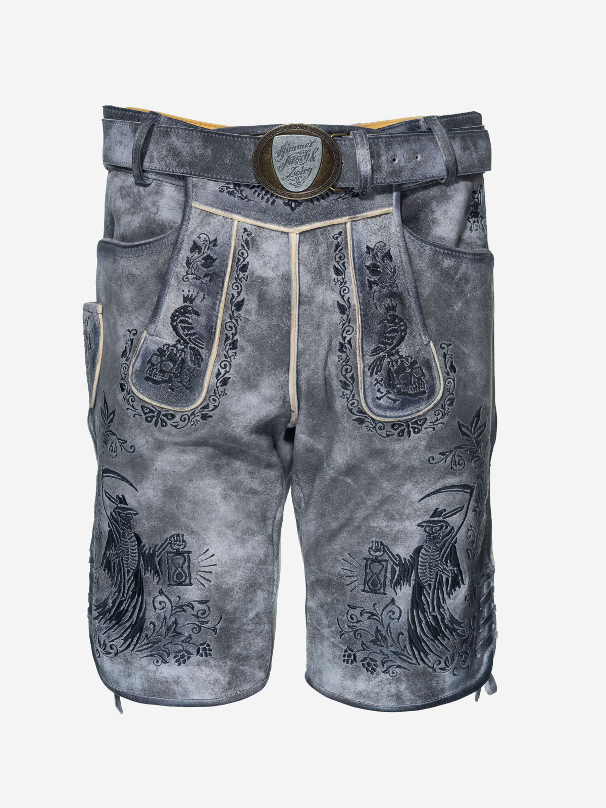himmel-arsch-zwirn-boandl-zwanziger-lederhose-wildbock-g-rtel image 2