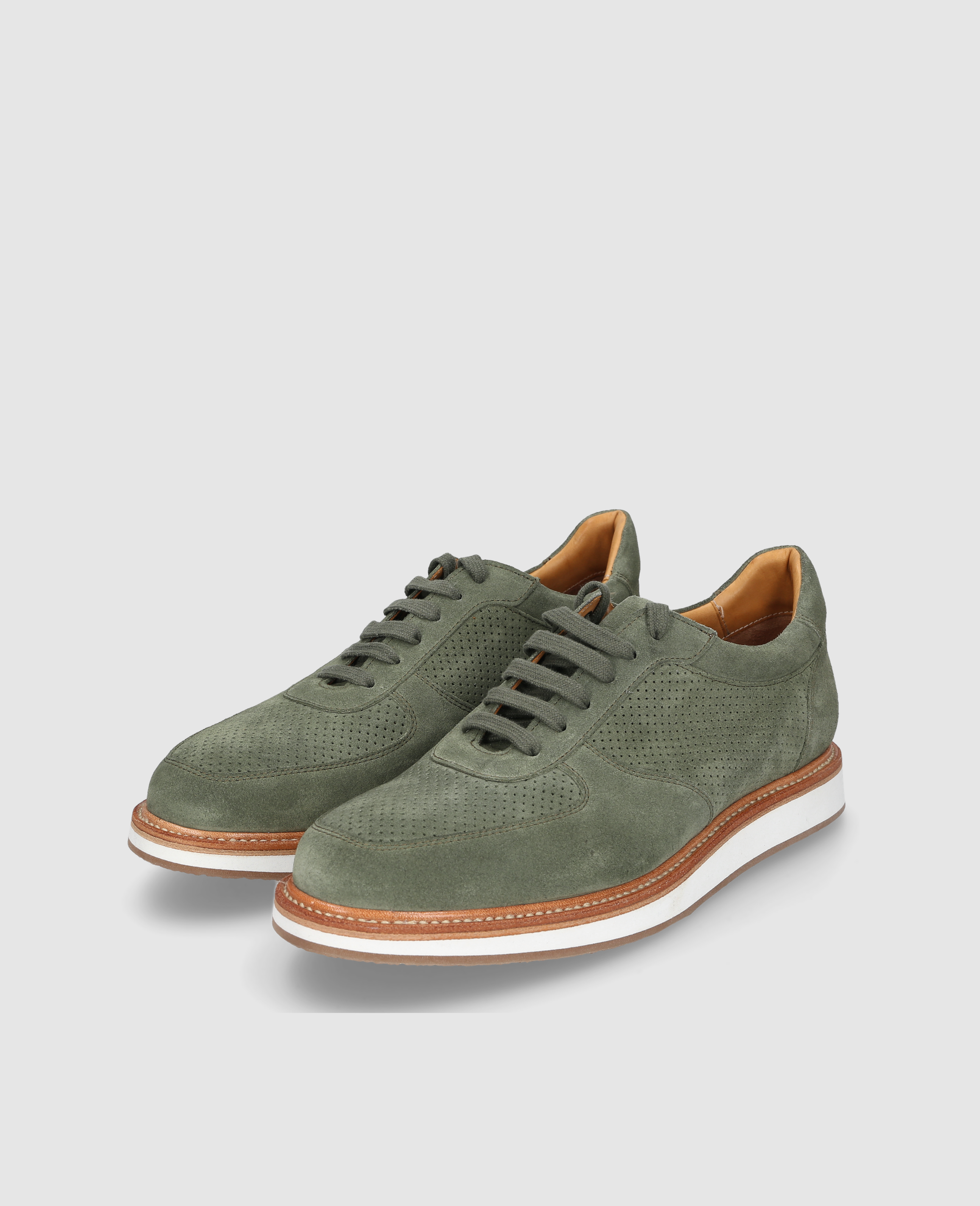 heinrich-dinkelacker-london-sneaker-v-sneaker-gr-n-velours image 2
