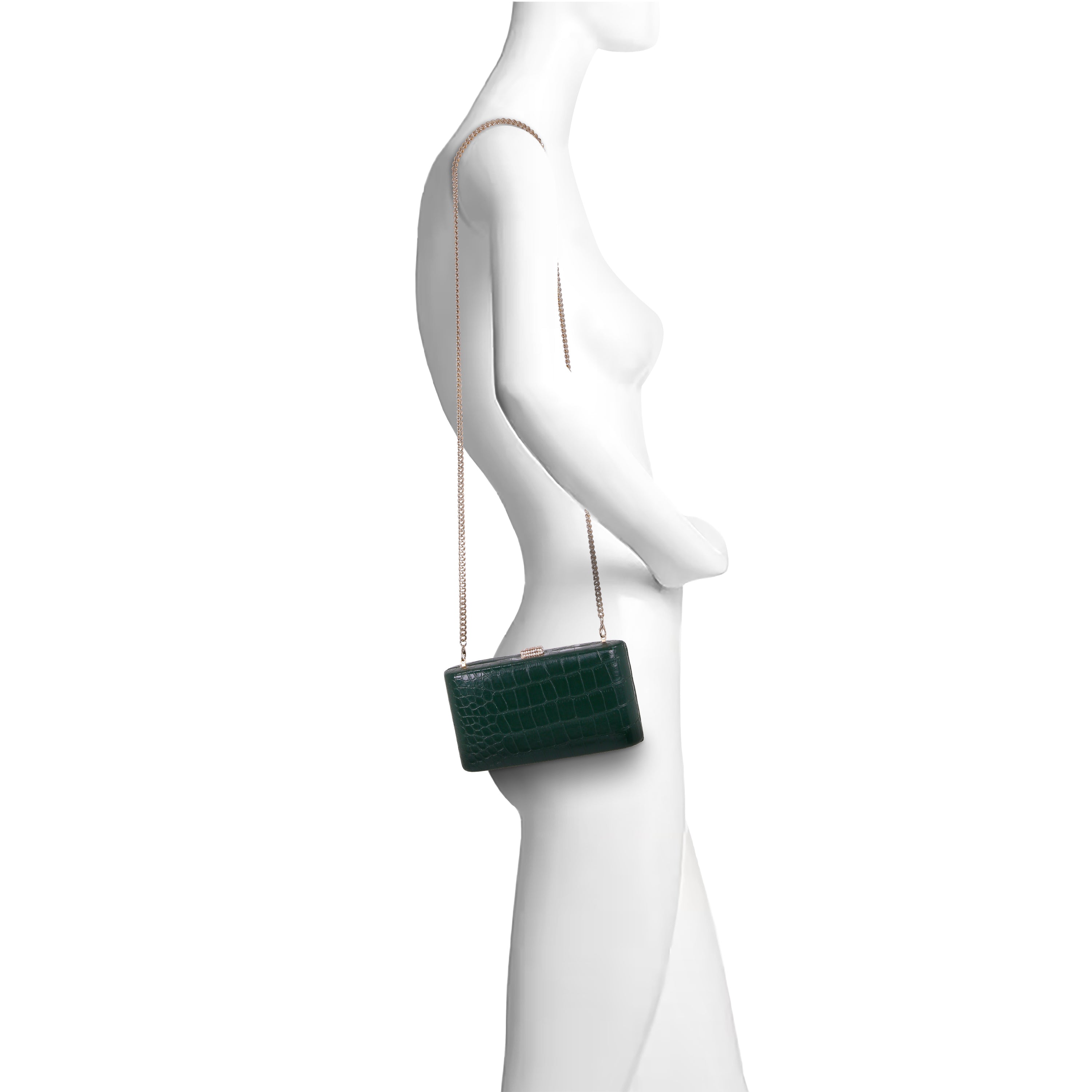 badgley-mischka-cleo-minaudi-re-clutch-smaragd-kroko-leder image 5