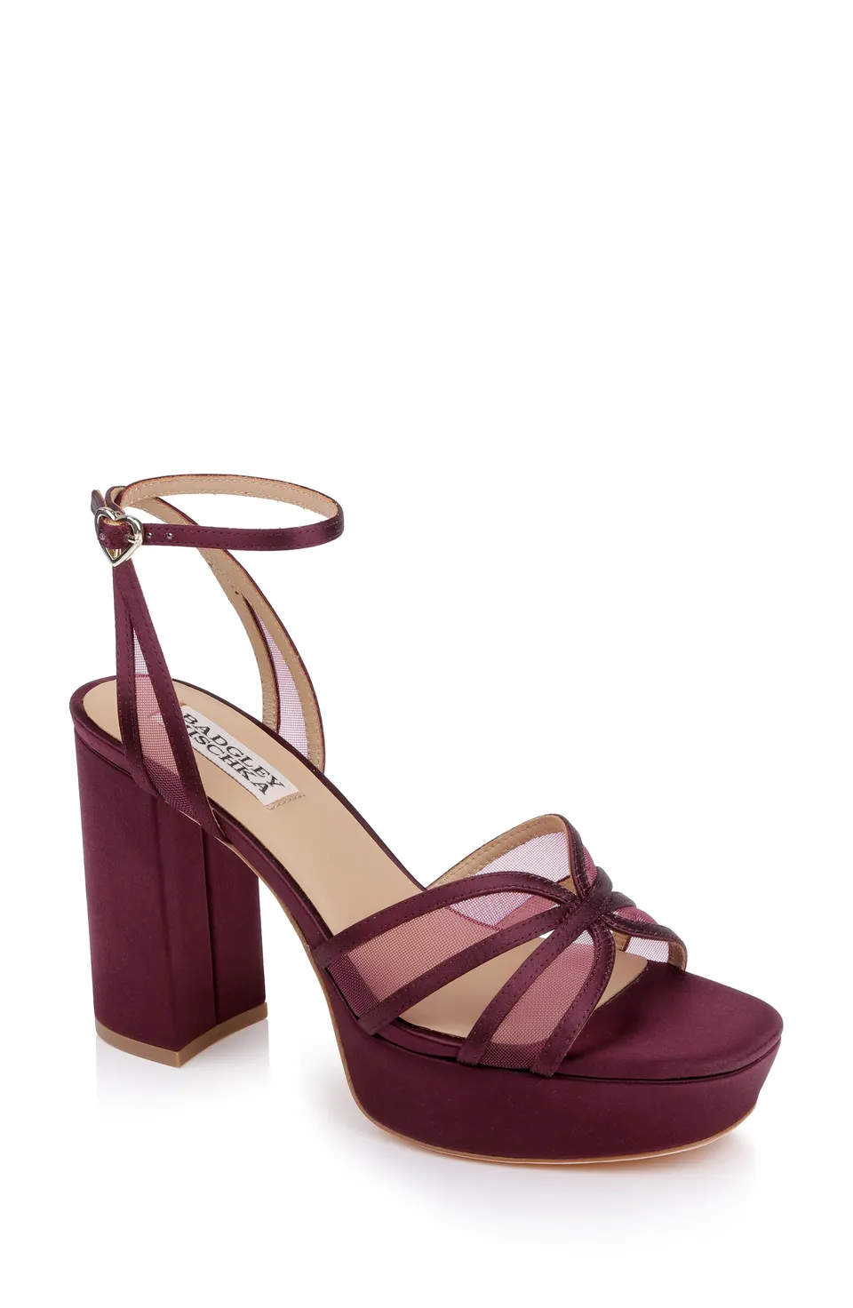 badgley-mischka-yohana-sandale-white-satin-blockabsatz-38 image 1