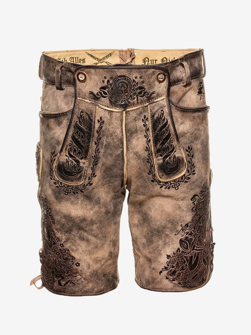himmel-arsch-zwirn-alpha-omega-lederhose-wildbock-mit-g-rtel image 1