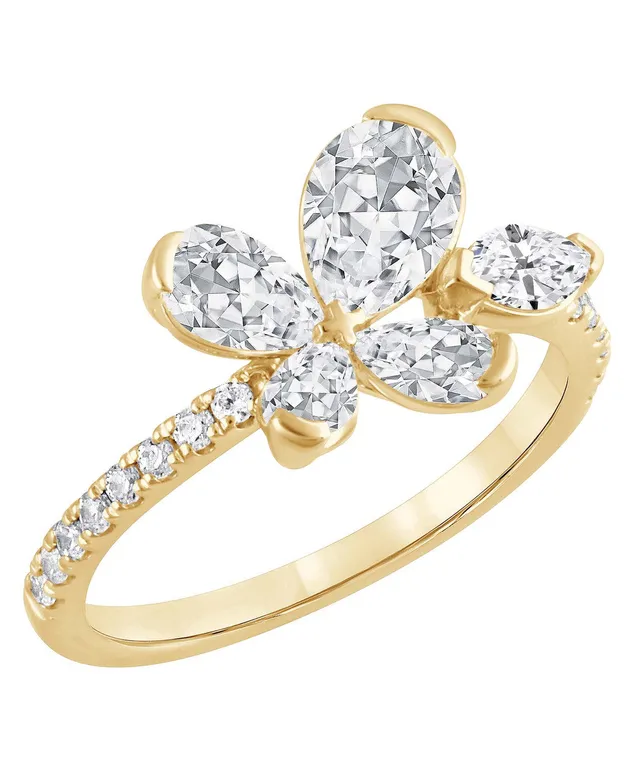 badgley-mischka-rg1027-diamond-butterfly-diamantring-gelbgold-2ct image 1