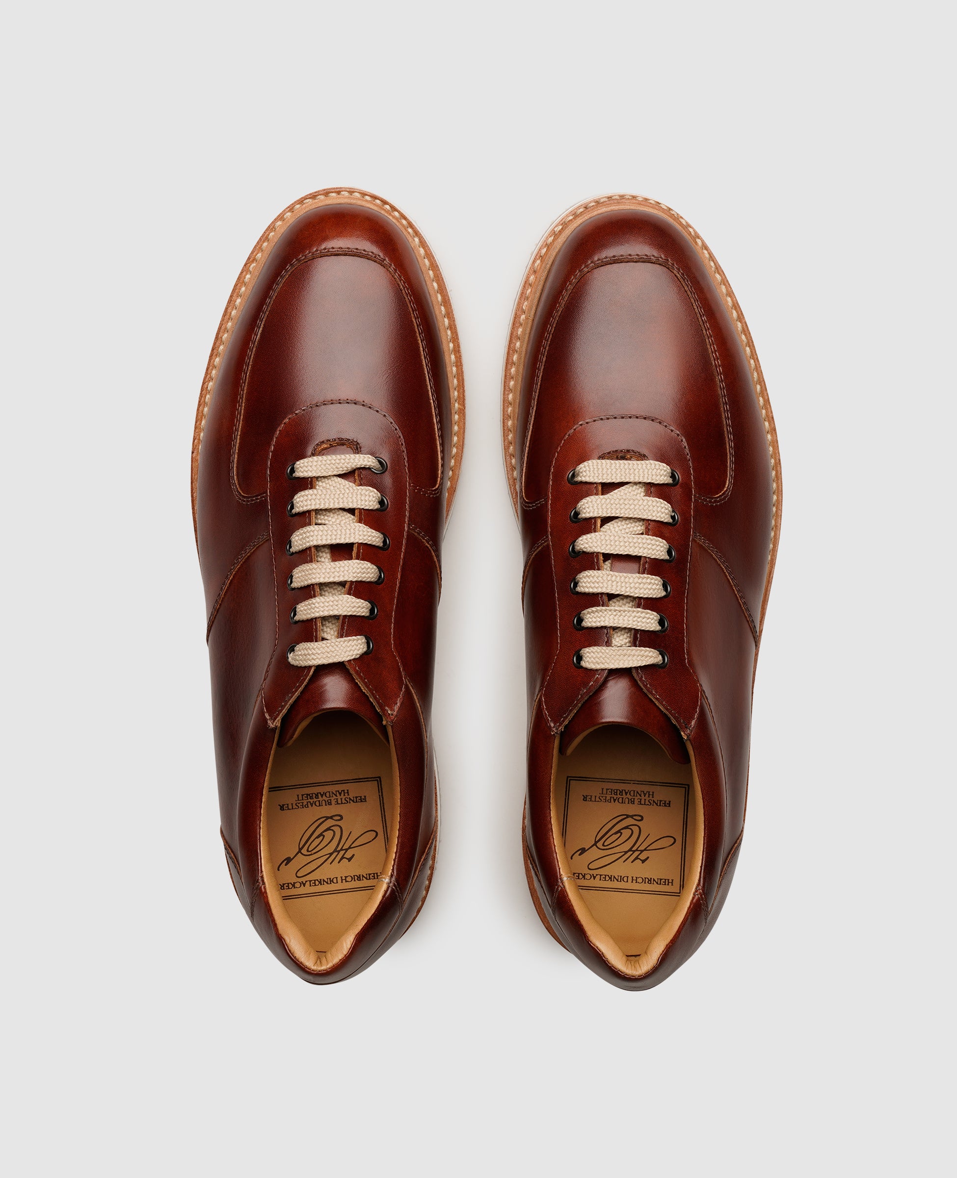 heinrich-dinkelacker-london-sneaker-tc-whiskey-sneaker-glattleder image 6
