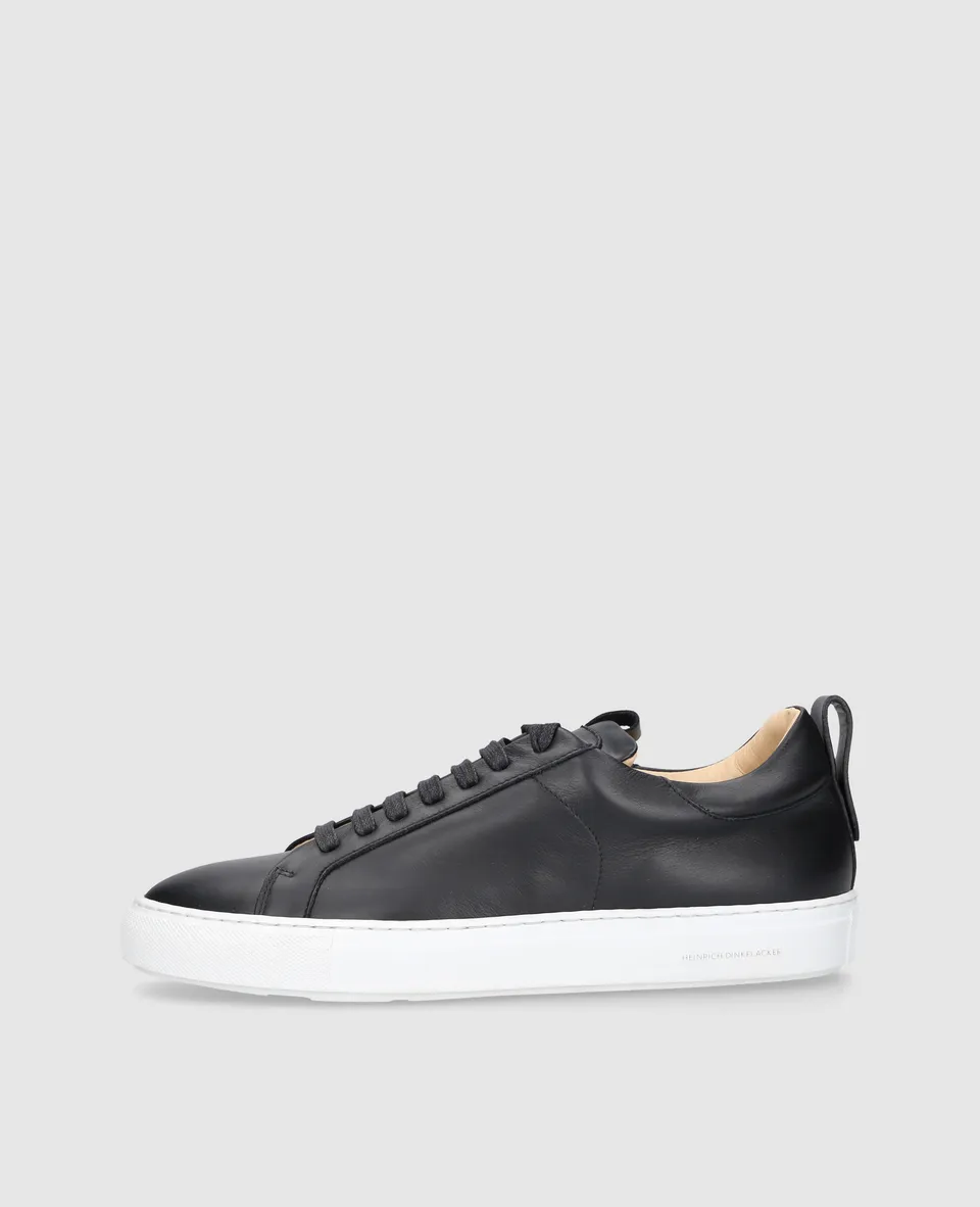 heinrich-dinkelacker-turin-court-sneaker-np-schwarz-kalbsnappa image 1