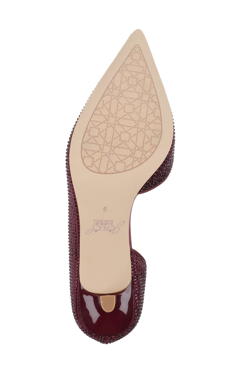 badgley-mischka-teegan-kitten-pumps-silber-strass-45mm image 6