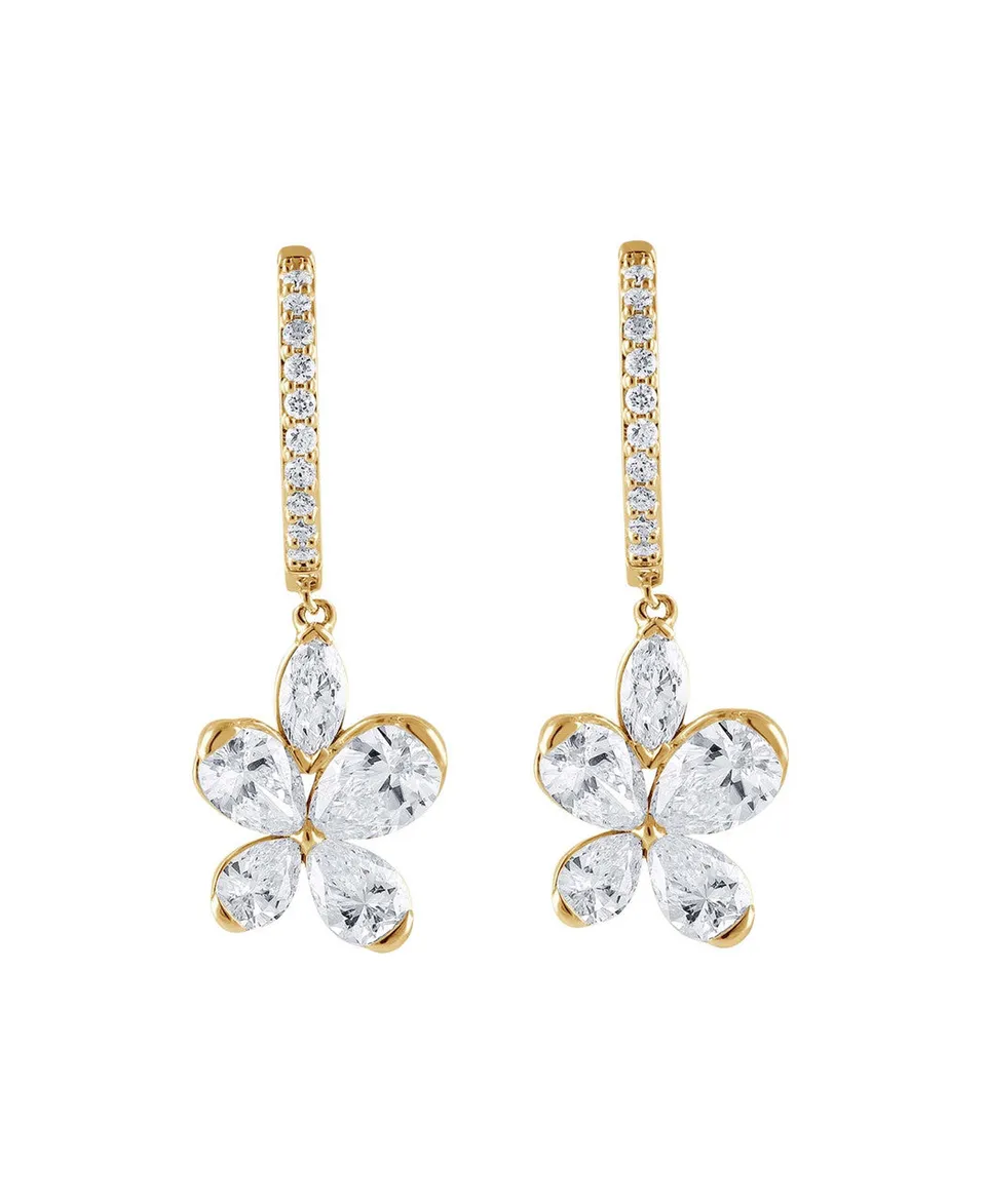 badgley-mischka-er1026-diamant-creolen-gelbgold-schmetterling image 1