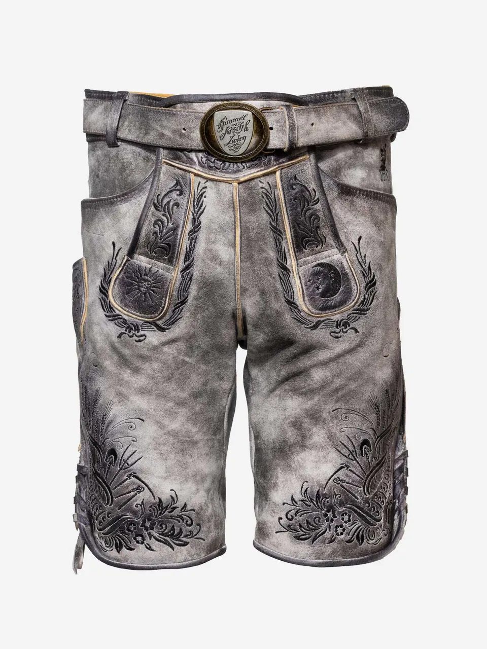 himmel-arsch-zwirn-landmann-s-hand-lederhose-wildbock-2 image 1