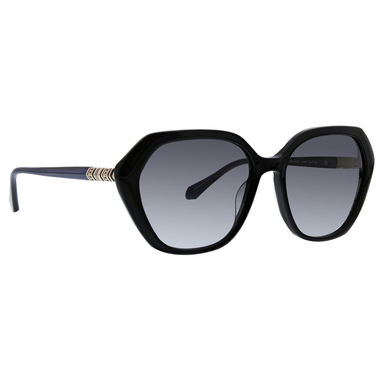 badgley-mischka-solene-sonnenbrille-schwarz-acetat-kristall image 5