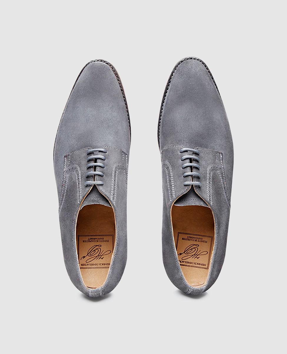heinrich-dinkelacker-milano-plain-derby-grau-kalbvelours image 8
