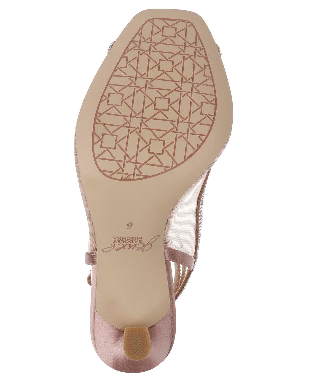 badgley-mischka-tamera-jw5207-peep-toe-pumps-blush-mesh-strass image 6