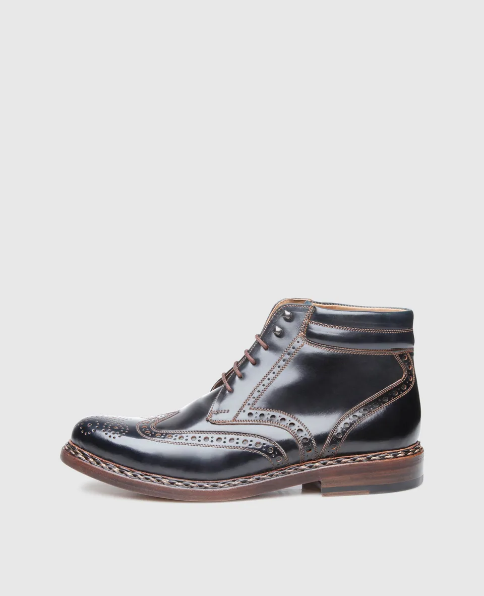 heinrich-dinkelacker-buda-full-brogue-c-boot-schwarz-cordovan image 1