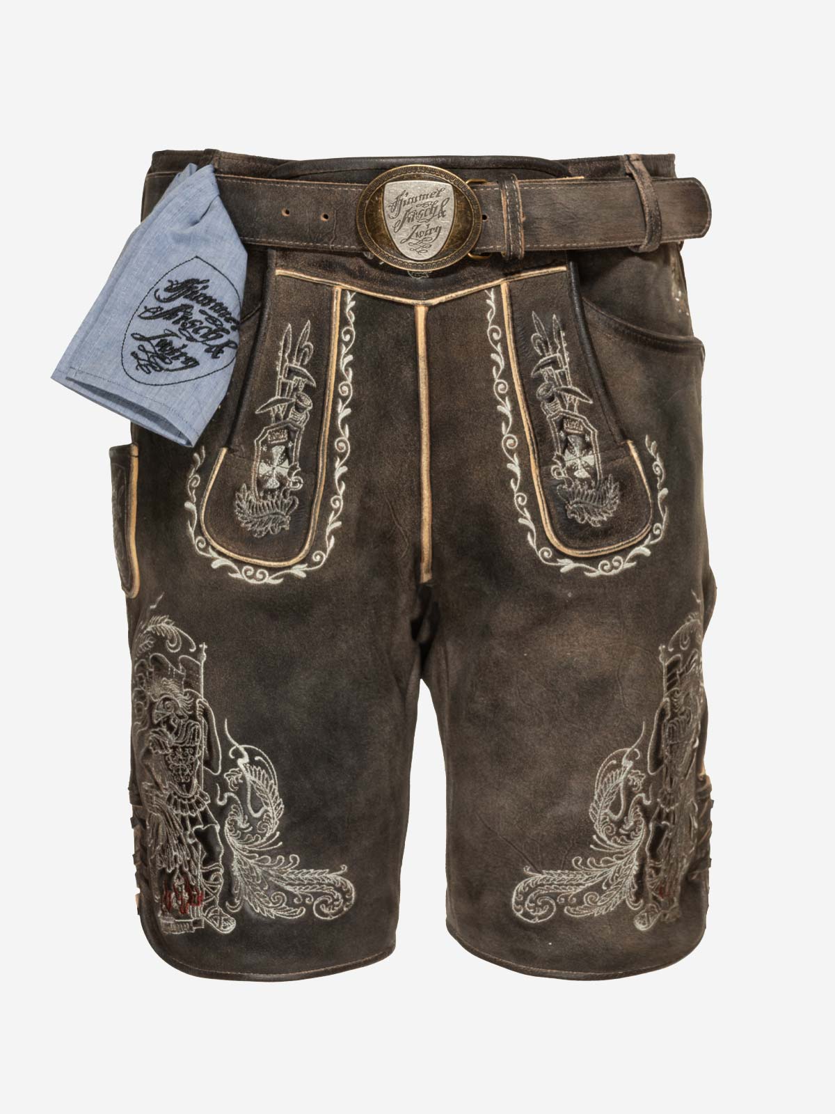 himmel-arsch-zwirn-sankt-florian-lederhose-wildbock-mit-g-rtel image 1