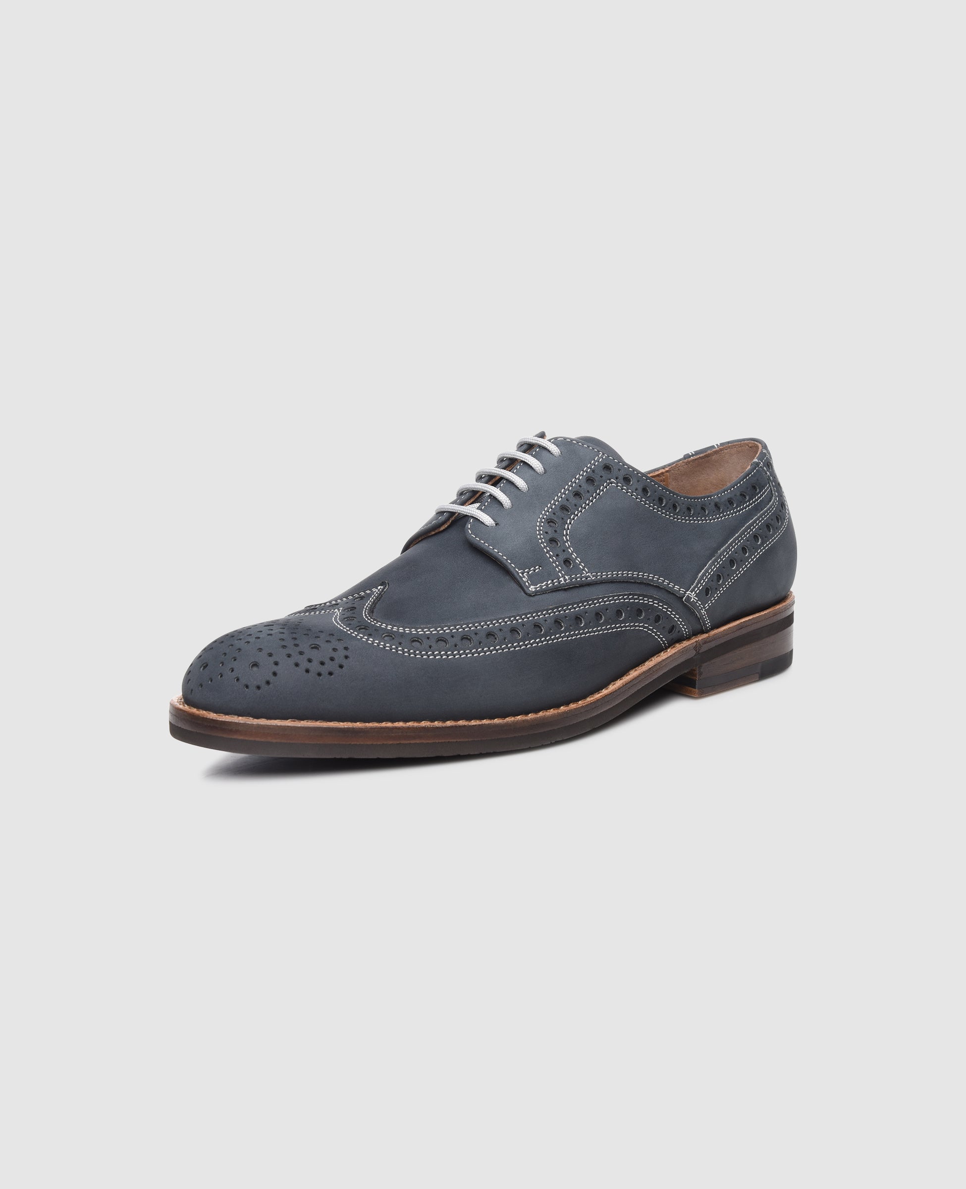 heinrich-dinkelacker-luzern-full-brogue-j-derby-jeans-blau image 2