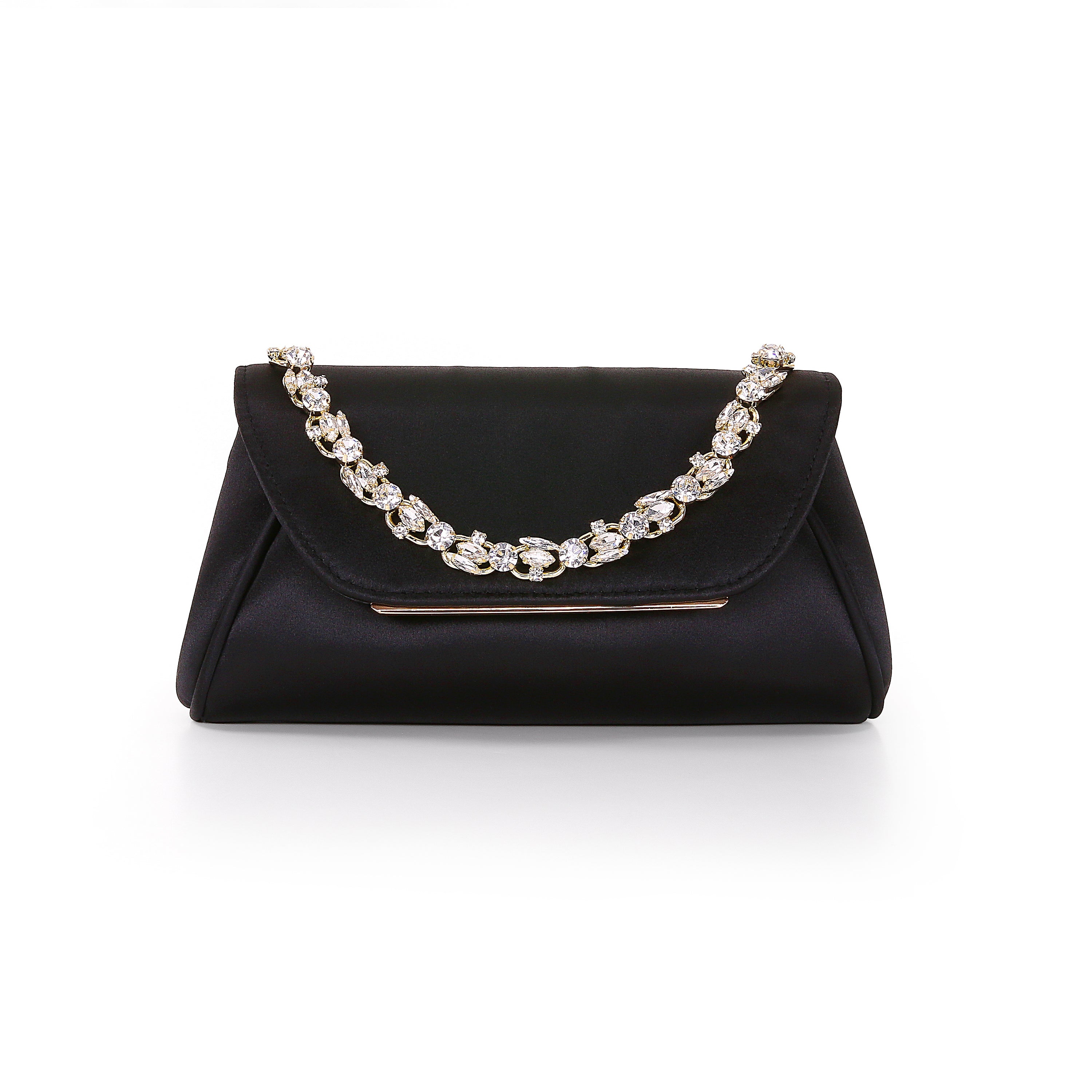 badgley-mischka-seraphina-clutch-satin-schwarz-kristall image 1