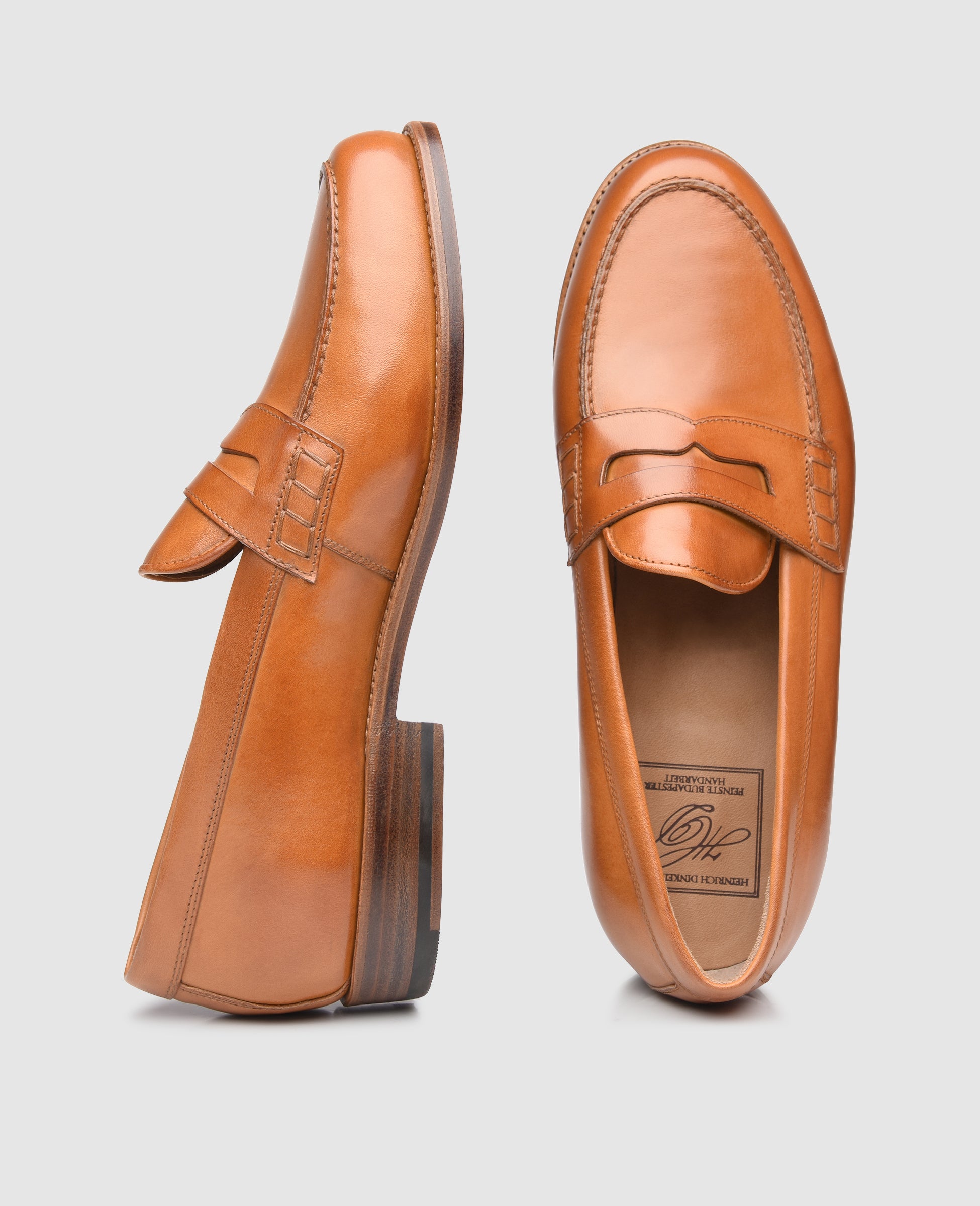heinrich-dinkelacker-wien-plain-ac-penny-loafer-nuss-kalbsleder image 5