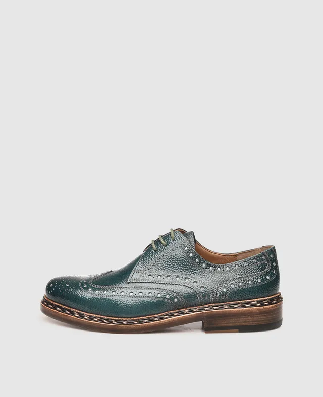 heinrich-dinkelacker-buda-full-brogue-ag-derby-gr-n-emerald image 1